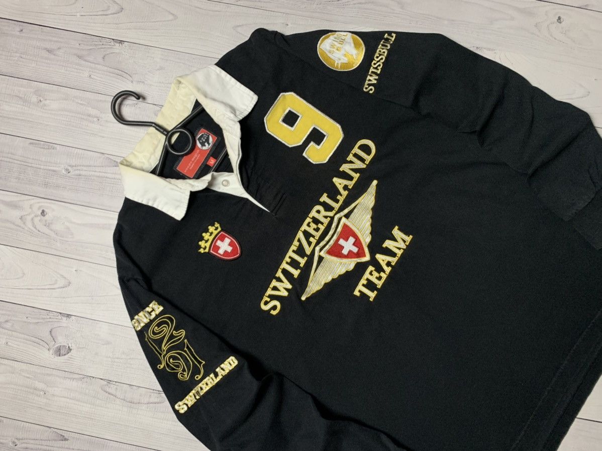Rugby Ralph Lauren × Vintage Vintage Rugby Switzerland jersey size M big logo Size US M / EU 48-50 / 2 - 2 Thumbnail