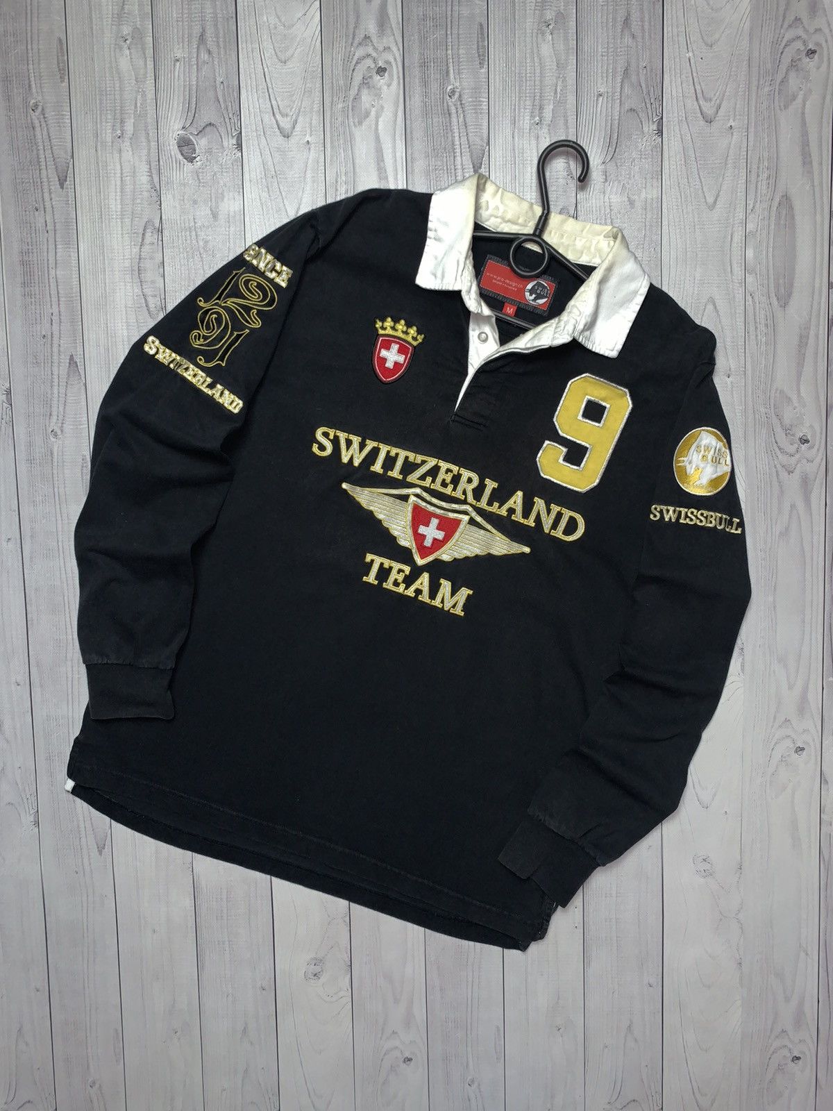 Rugby Ralph Lauren × Vintage Vintage Rugby Switzerland jersey size M big logo Size US M / EU 48-50 / 2 - 1 Thumbnail