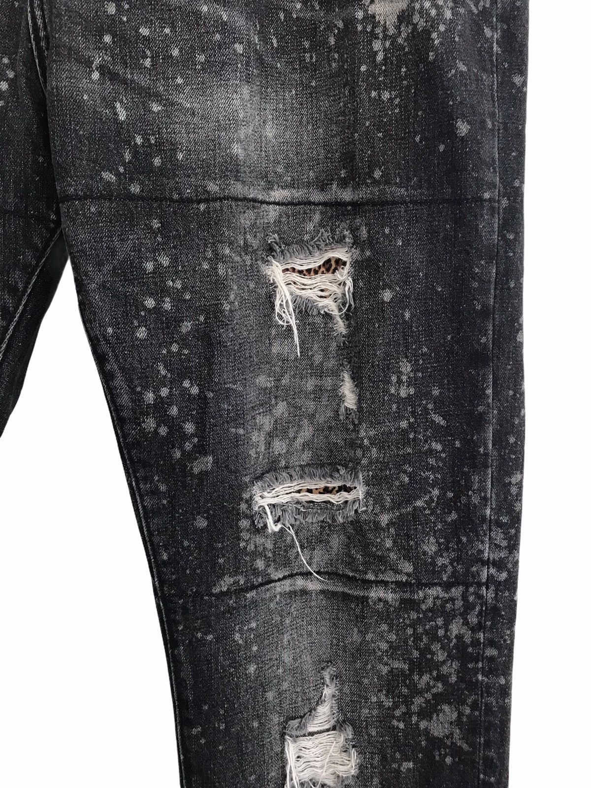 Embellish Oversized EMBELLISH Ripped Kearse Slim Denim Jeans Size US 38 / EU 54 - 3 Thumbnail