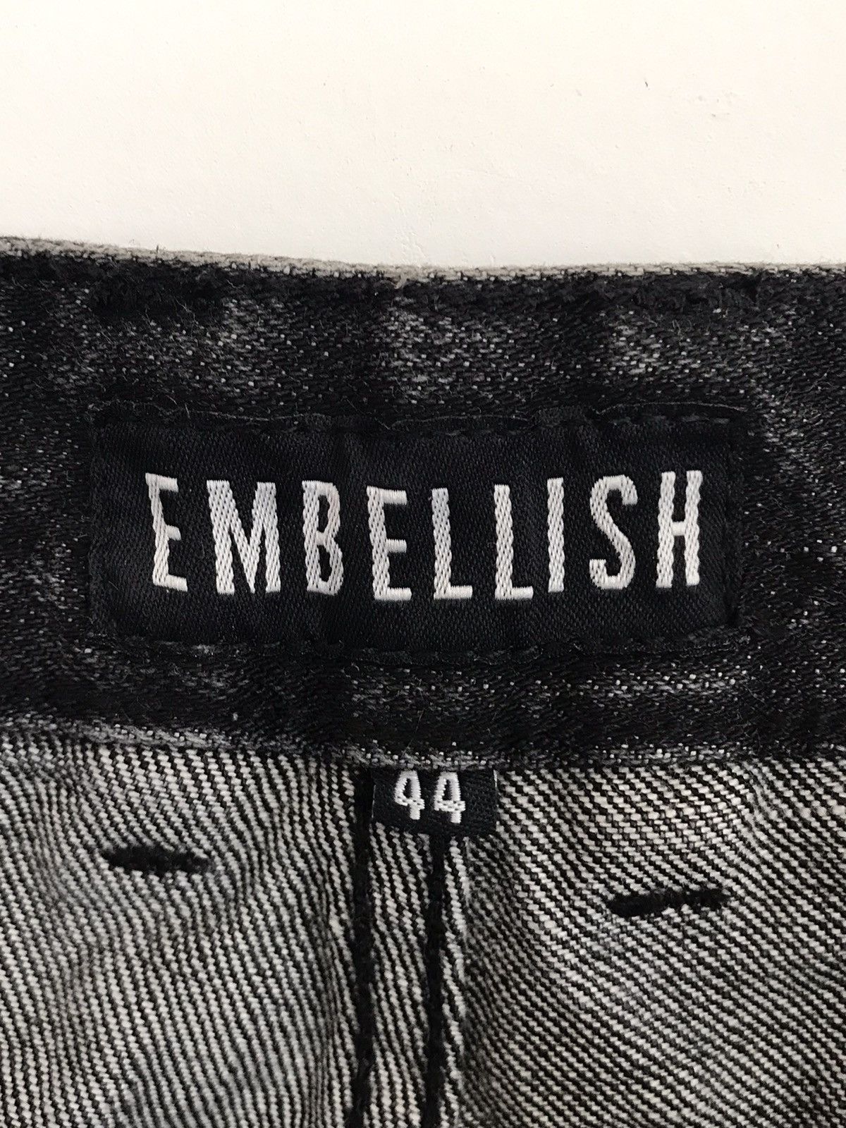 Embellish Oversized EMBELLISH Ripped Kearse Slim Denim Jeans Size US 38 / EU 54 - 11 Thumbnail