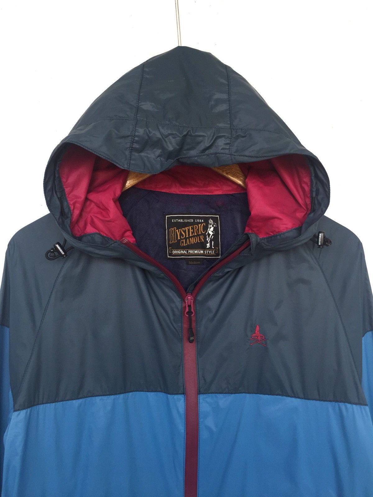 Hysteric Glamour Hysteric Glamour Two Tone Nylon Hoodie Windbreaker Size US M / EU 48-50 / 2 - 3 Thumbnail