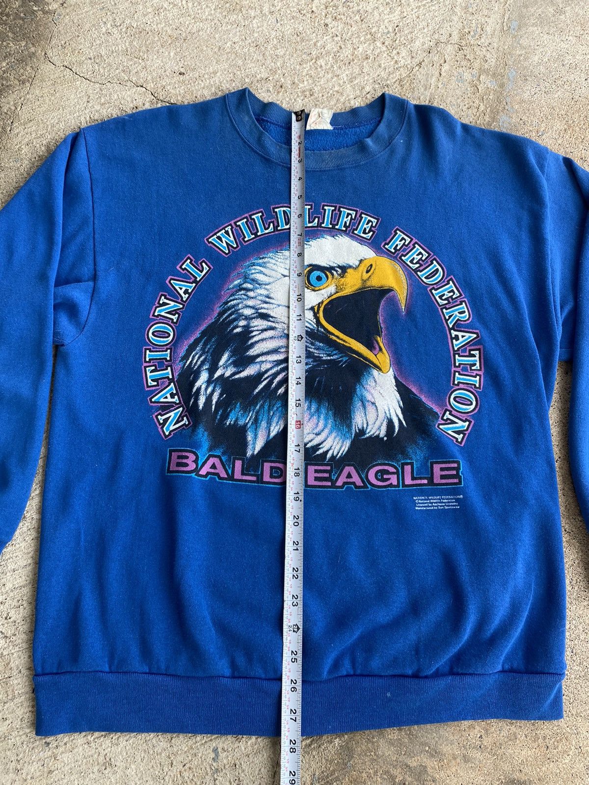 Vintage Vintage 90’s Bald Eagle Nature Wildlife Sweatshirt Size US L / EU 52-54 / 3 - 11 Thumbnail