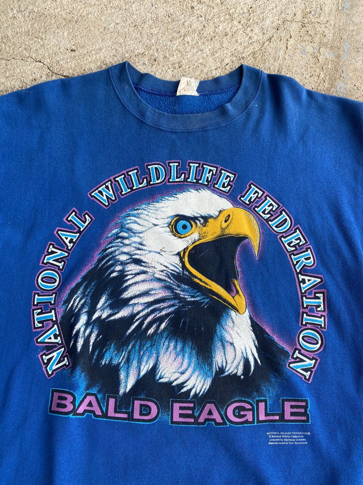Vintage Vintage 90’s Bald Eagle Nature Wildlife Sweatshirt Size US L / EU 52-54 / 3 - 2 Thumbnail