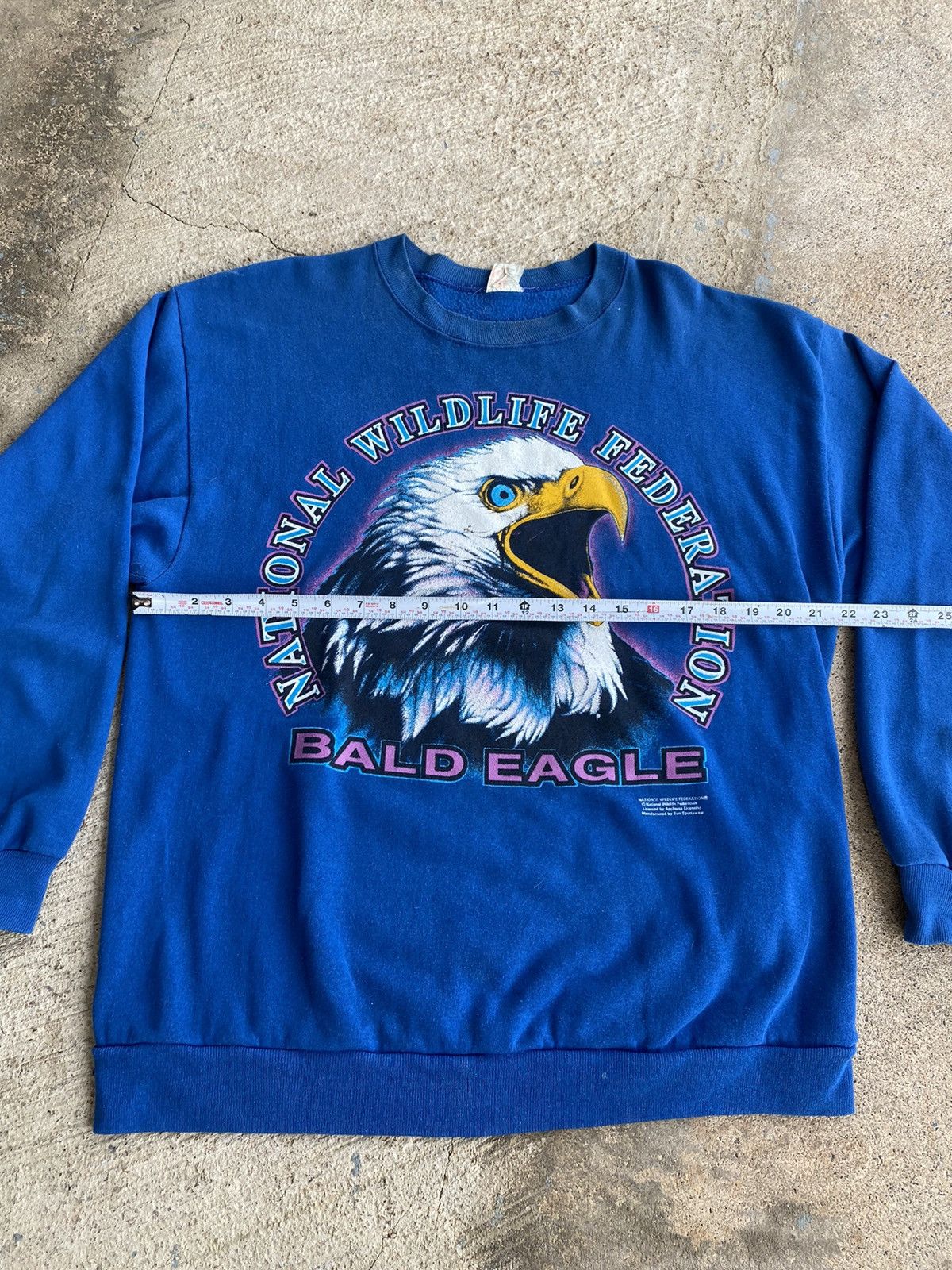 Vintage Vintage 90’s Bald Eagle Nature Wildlife Sweatshirt Size US L / EU 52-54 / 3 - 12 Thumbnail