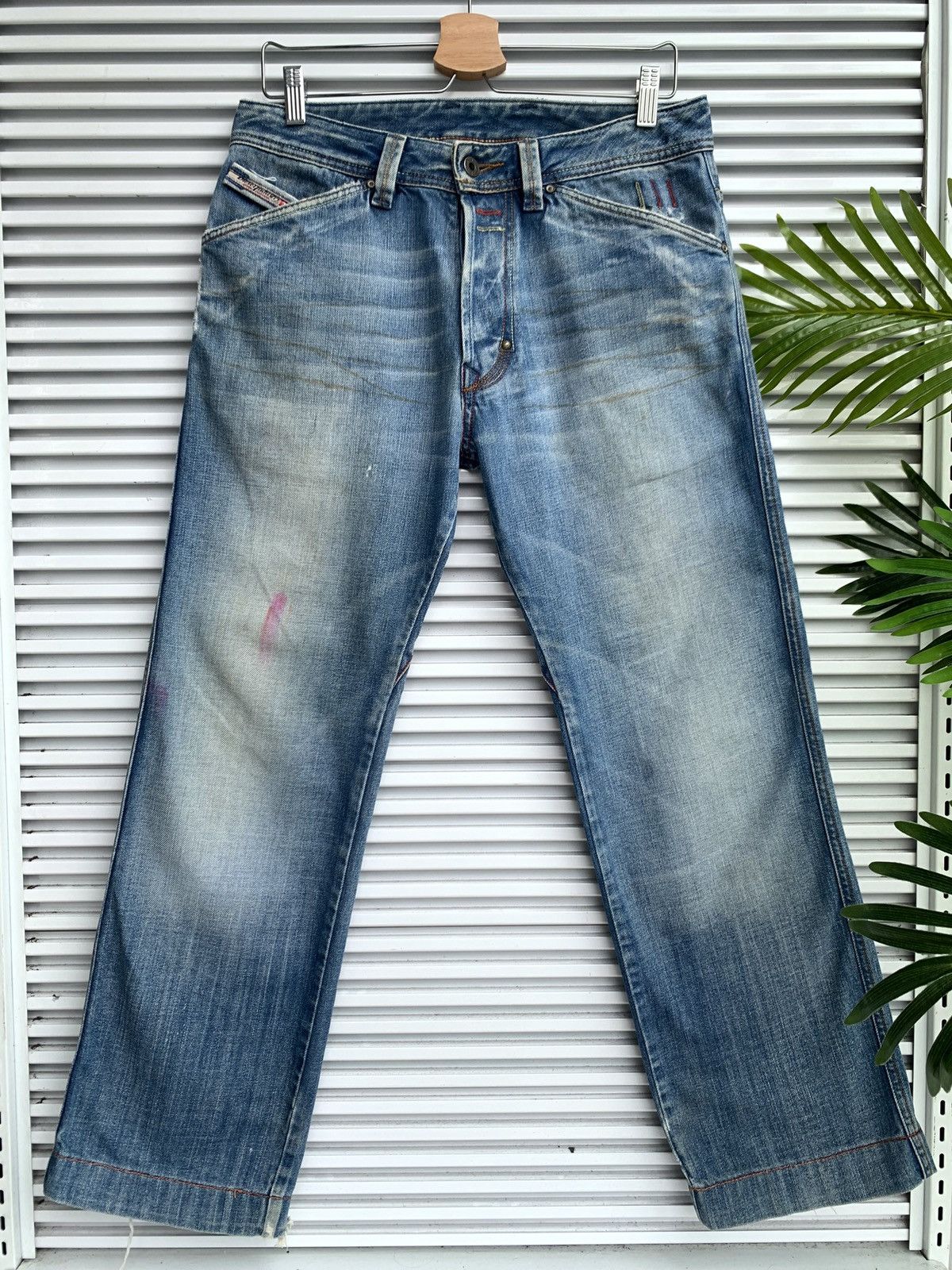 Diesel Vintage Diesel Distressed Undercover Style Denim Pants Size US 31 - 1 Thumbnail