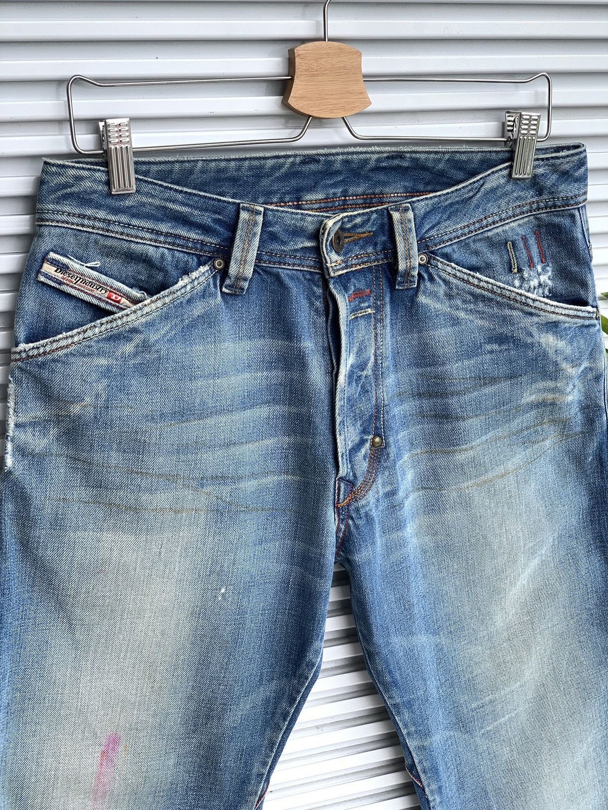 Diesel Vintage Diesel Distressed Undercover Style Denim Pants Size US 31 - 3 Thumbnail