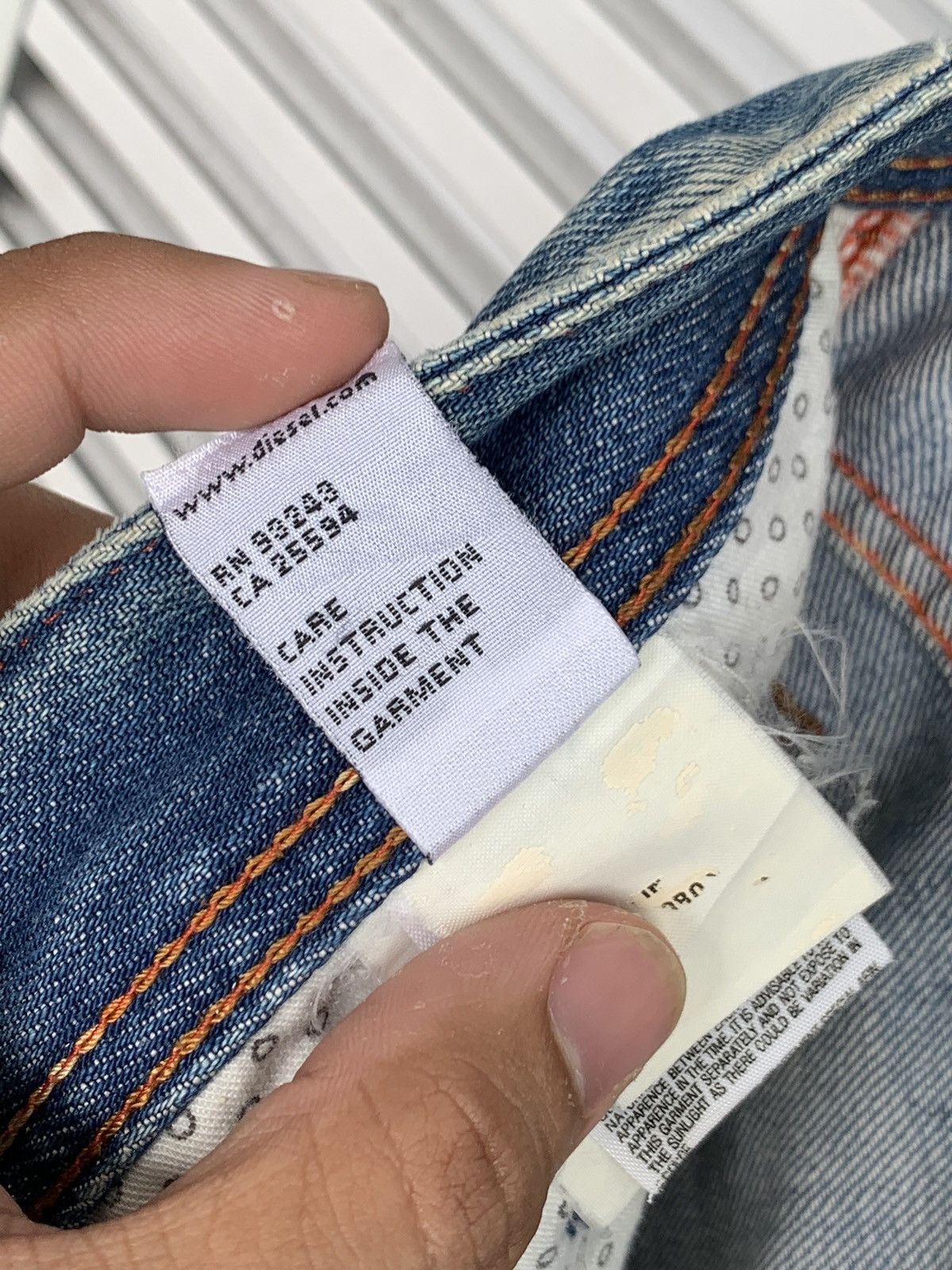 Diesel Vintage Diesel Distressed Undercover Style Denim Pants Size US 31 - 20 Thumbnail