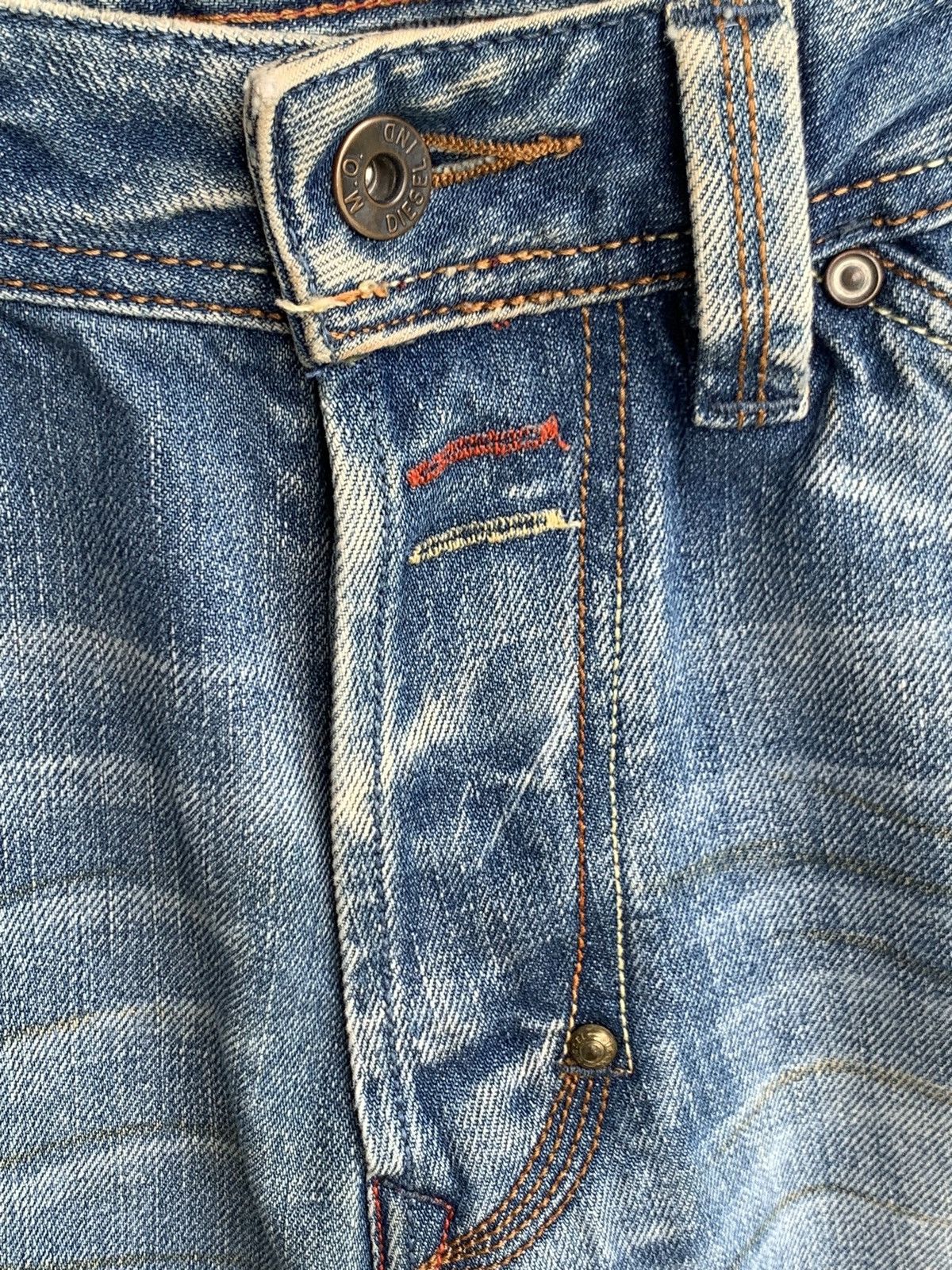 Diesel Vintage Diesel Distressed Undercover Style Denim Pants Size US 31 - 9 Thumbnail