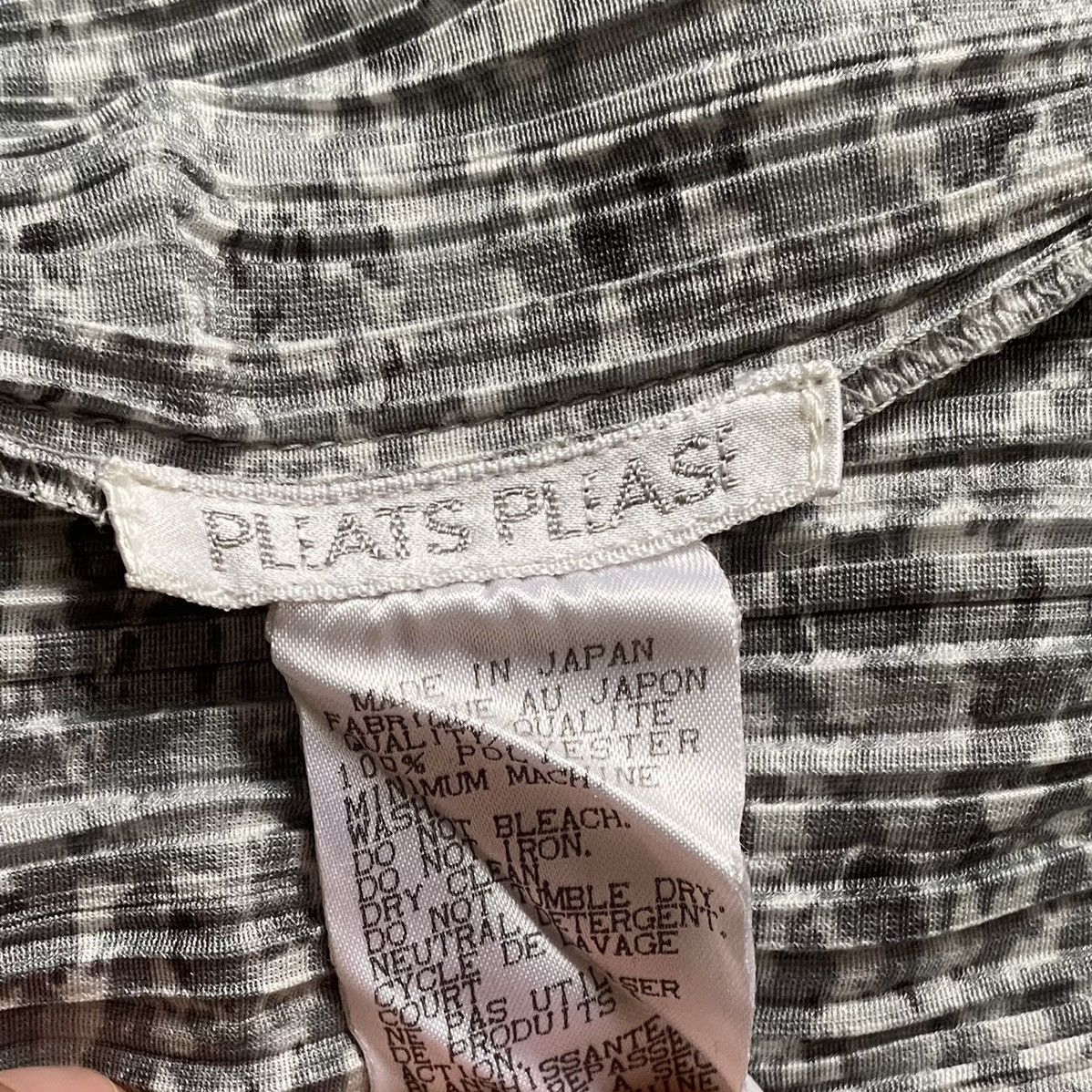 Issey Miyake Pleats Please Mock Neck Top Size L / US 10 / IT 46 - 3 Thumbnail