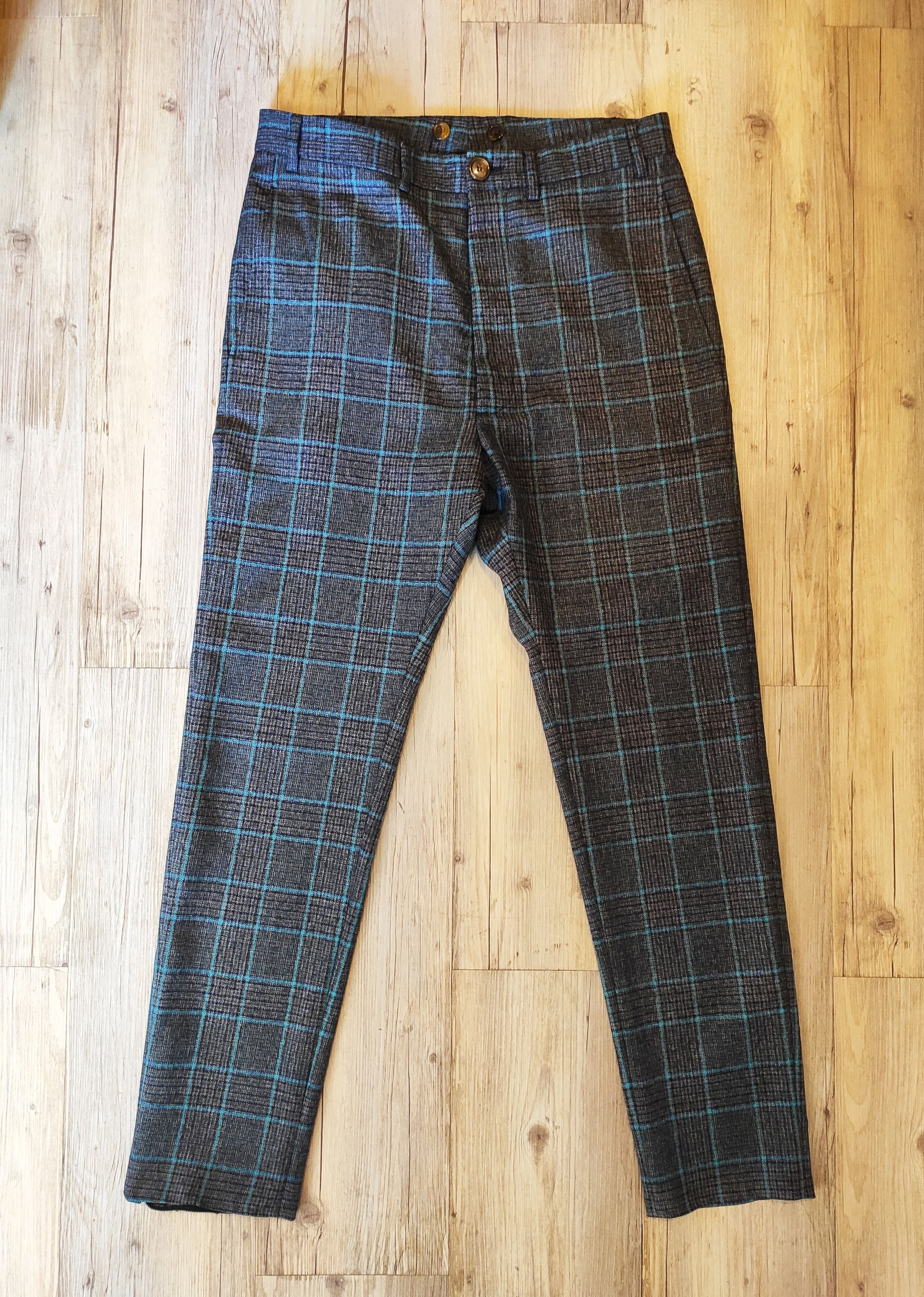 Vivienne Westwood Checked trousers AW15.Like Undercover or Yamamoto Size US 32 / EU 48 - 5 Thumbnail