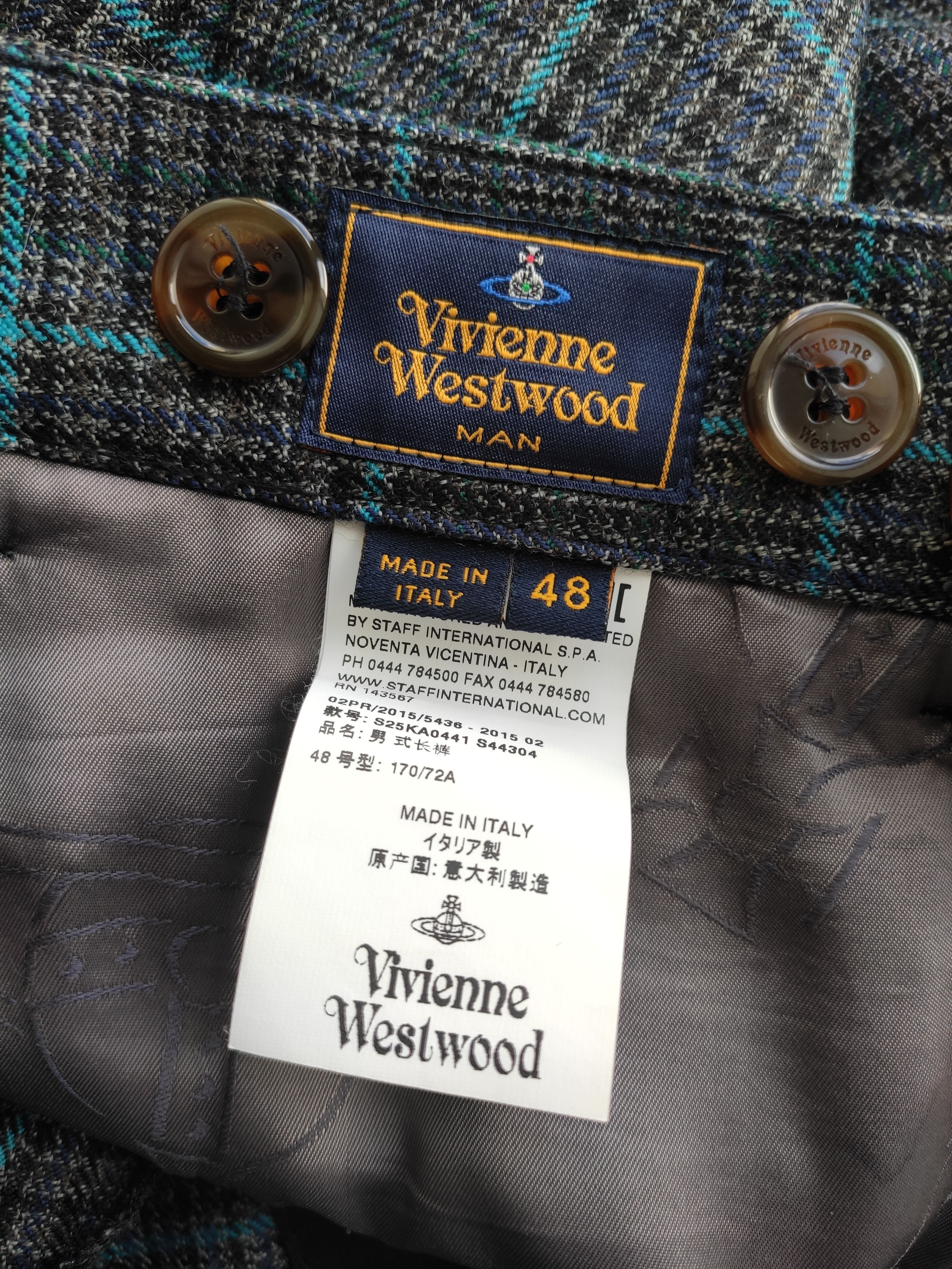 Vivienne Westwood Checked trousers AW15.Like Undercover or Yamamoto Size US 32 / EU 48 - 9 Thumbnail