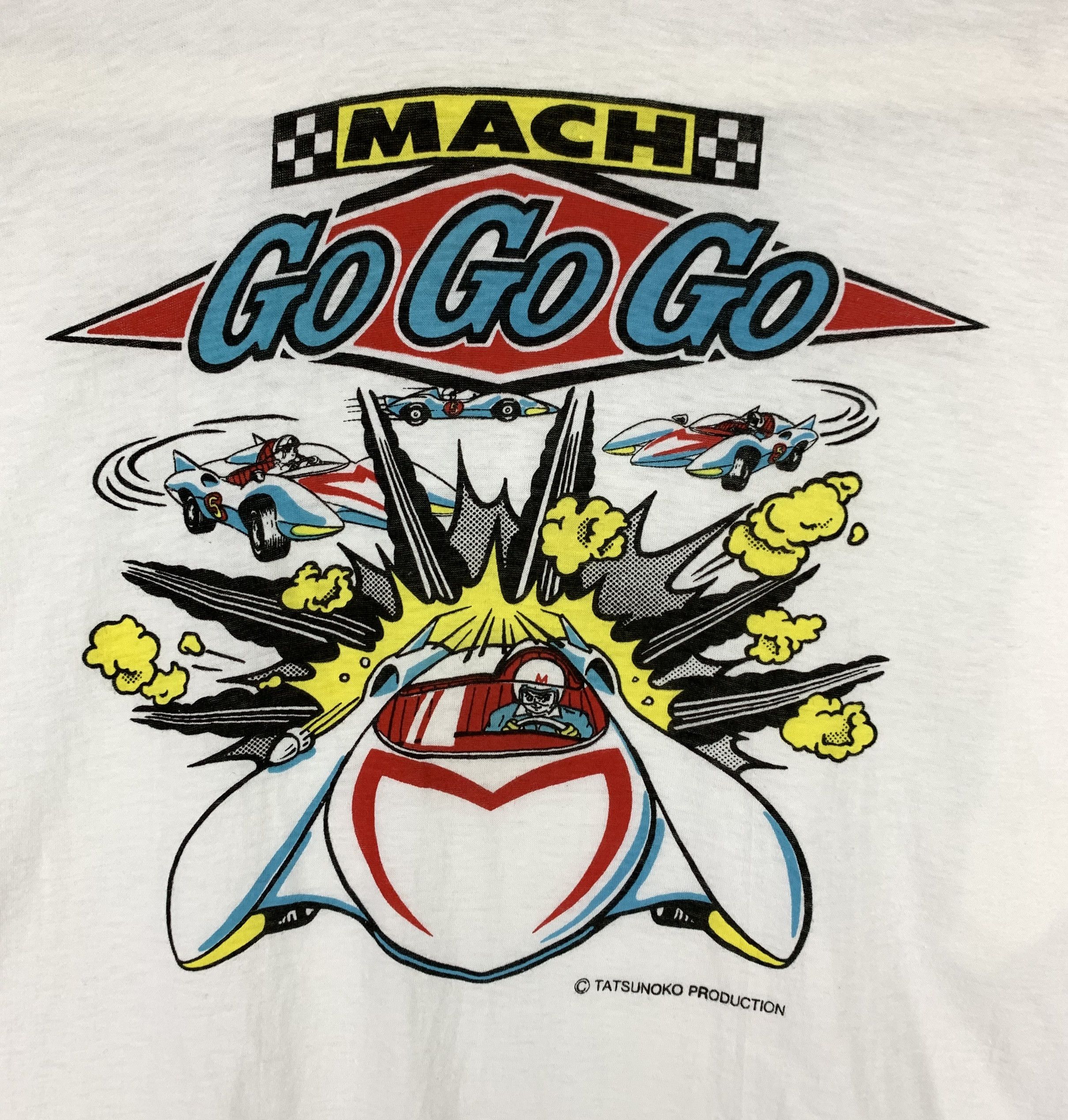 Anime × Japanese Brand × Vintage Speed racer vtg 90s promo shirt/mach gogogo Size US L / EU 52-54 / 3 - 3 Thumbnail