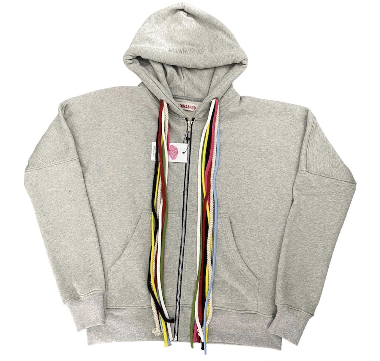 Vintage Brainwashed multi cord zip hoodie Size US S / EU 44-46 / 1 - 2 Thumbnail