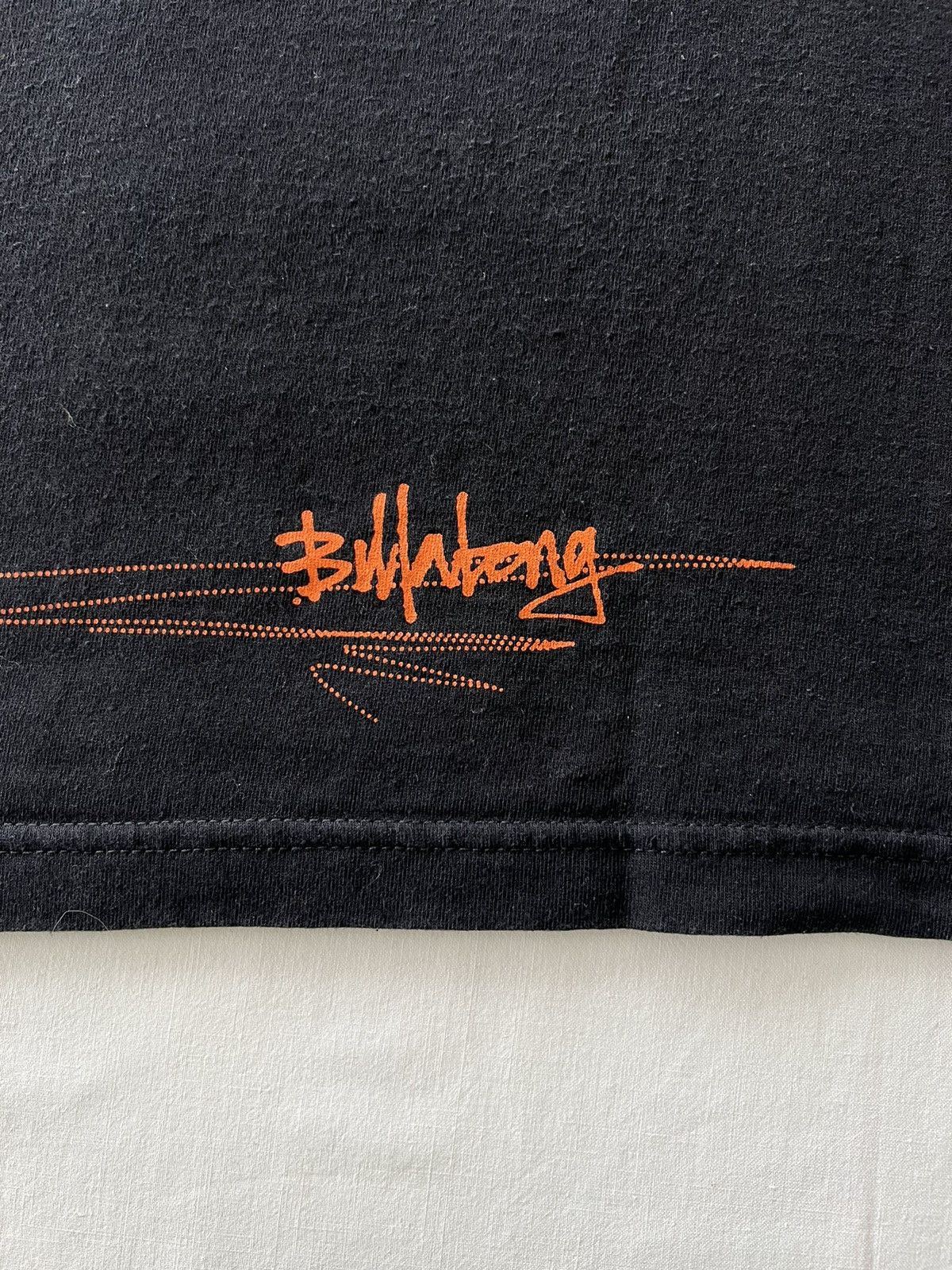 Billabong Vintage 90s Billabong Streetwear Black Tee (Surf Style) Size US XL / EU 56 / 4 - 9 Thumbnail