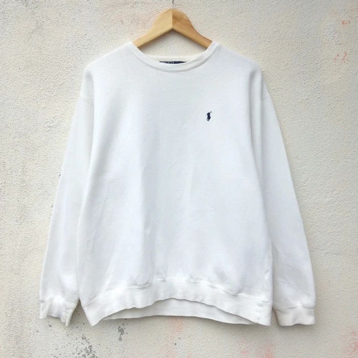 Polo Ralph Lauren × Ralph Lauren Polo Ralph Lauren White Small Logo Sweatshirt Size US L / EU 52-54 / 3 - 1 Thumbnail