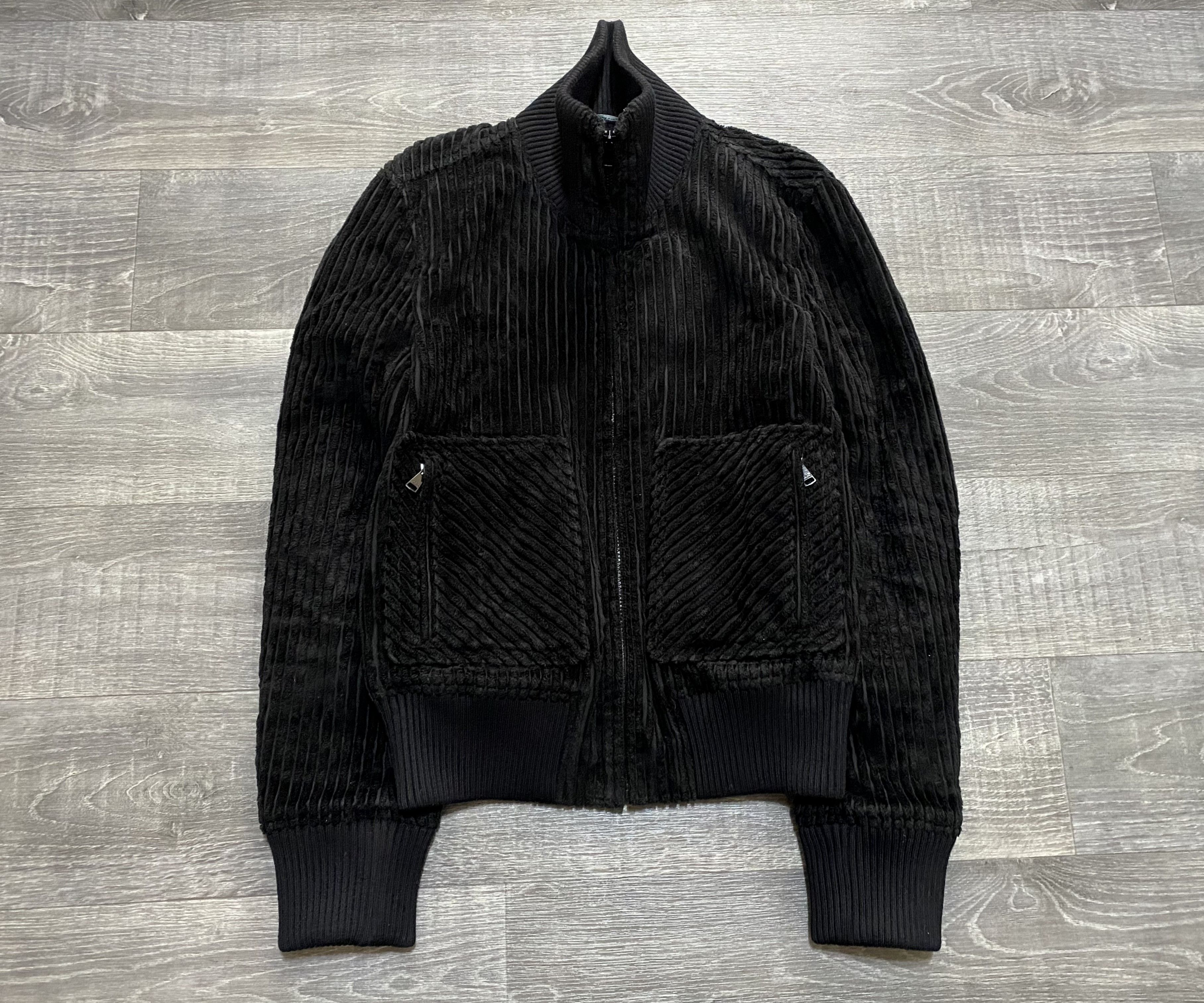 Dolce & Gabbana Dolce Gabbana D&G Black Velvet Bomber Light Jacket Size US M / EU 48-50 / 2 - 6 Thumbnail