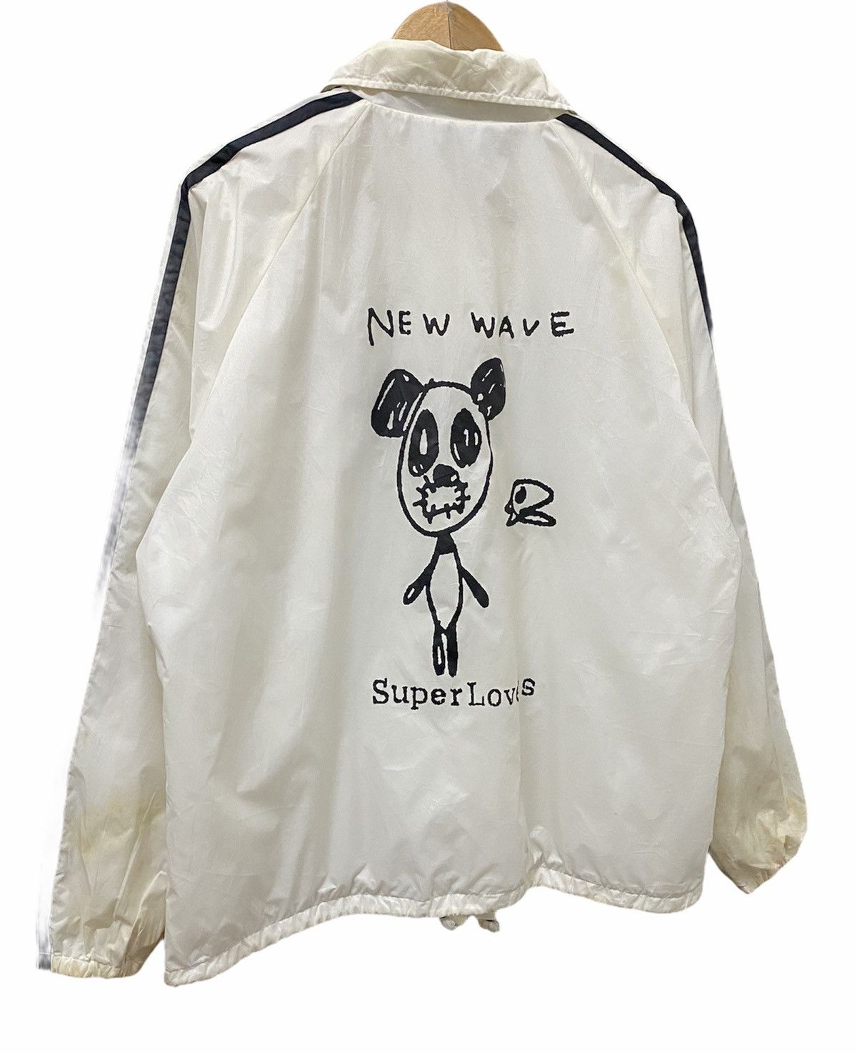 20471120 ❌HEAT❌ Super Lovers New Wave Windbreaker Button Jacket Size US L / EU 52-54 / 3 - 4 Thumbnail