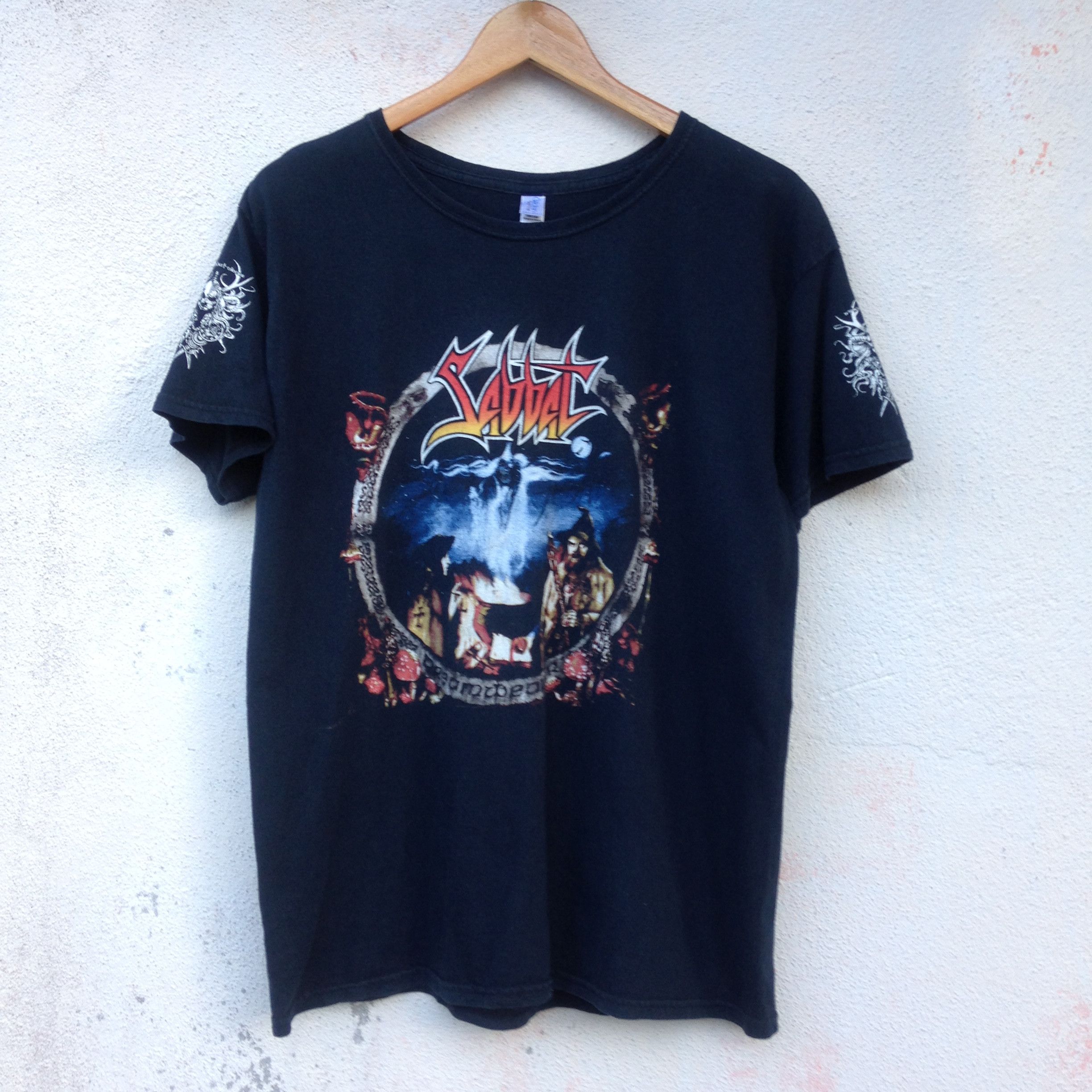 Band Tees × Gildan × Rap Tees Sabbat Punk Rock Metal Printed Tee Size US L / EU 52-54 / 3 - 2 Thumbnail