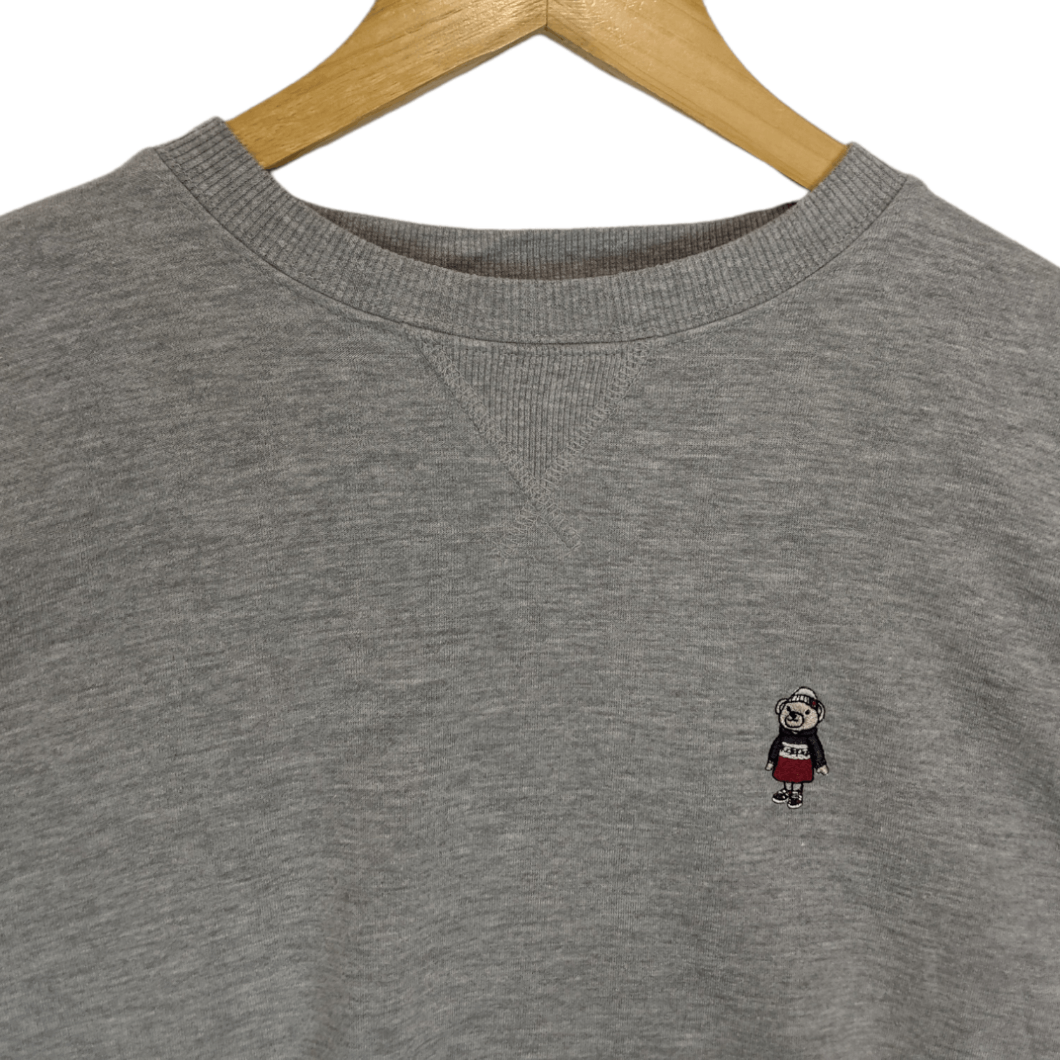 Japanese Brand KAEPA Girl Bear Jumper Sweatshirt Size M / US 6-8 / IT 42-44 - 4 Thumbnail