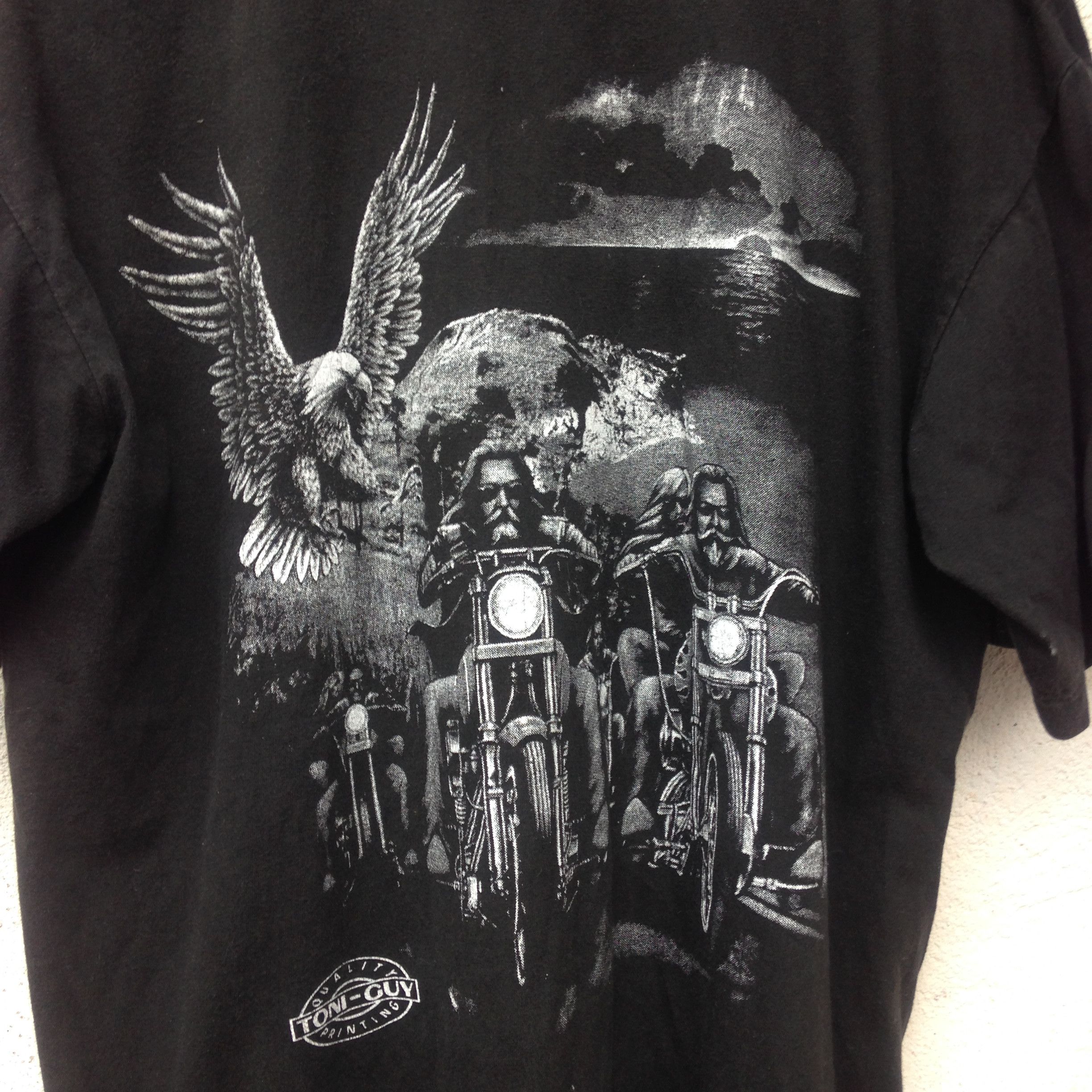 Band Tees × Rap Tees × Vintage Single Stitches Bikers Printed Tee Size US L / EU 52-54 / 3 - 5 Thumbnail