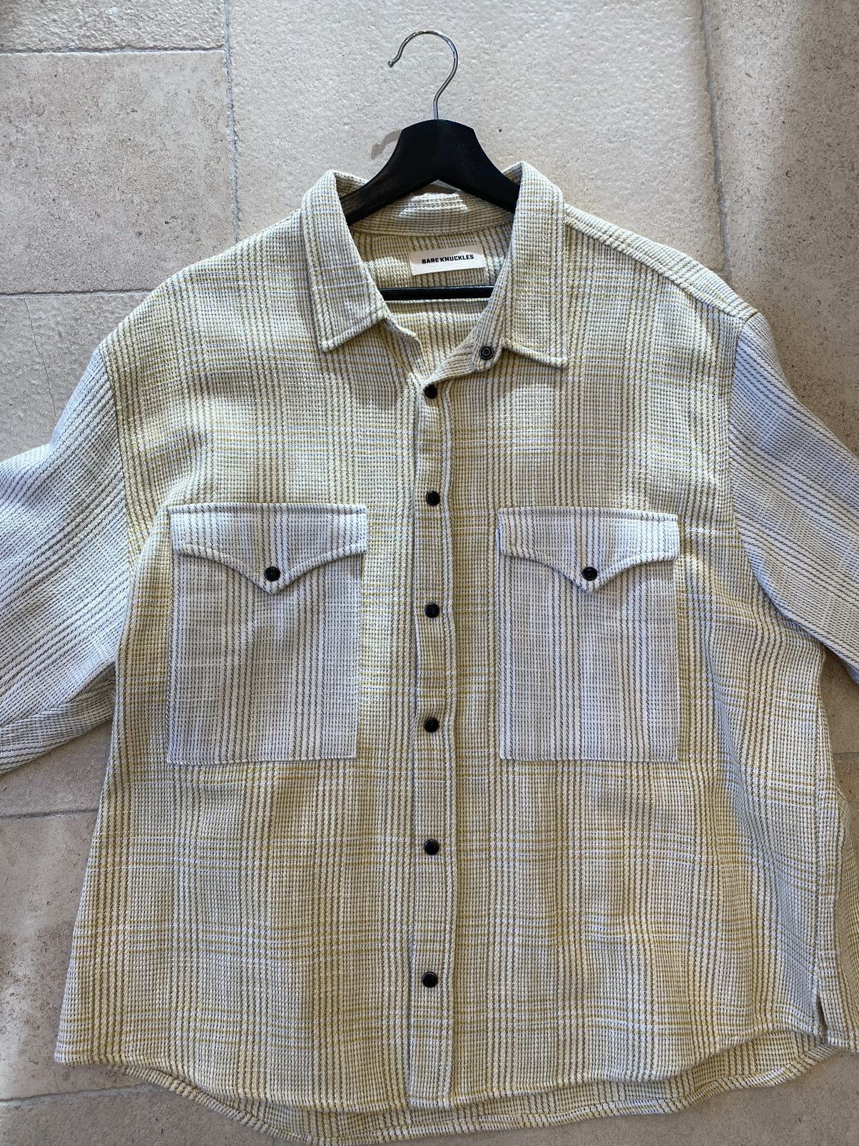 Bare Knuckles Bare Knuckles Two-Tone Flannel - Yellow and Ivory Size US L / EU 52-54 / 3 - 1 Thumbnail