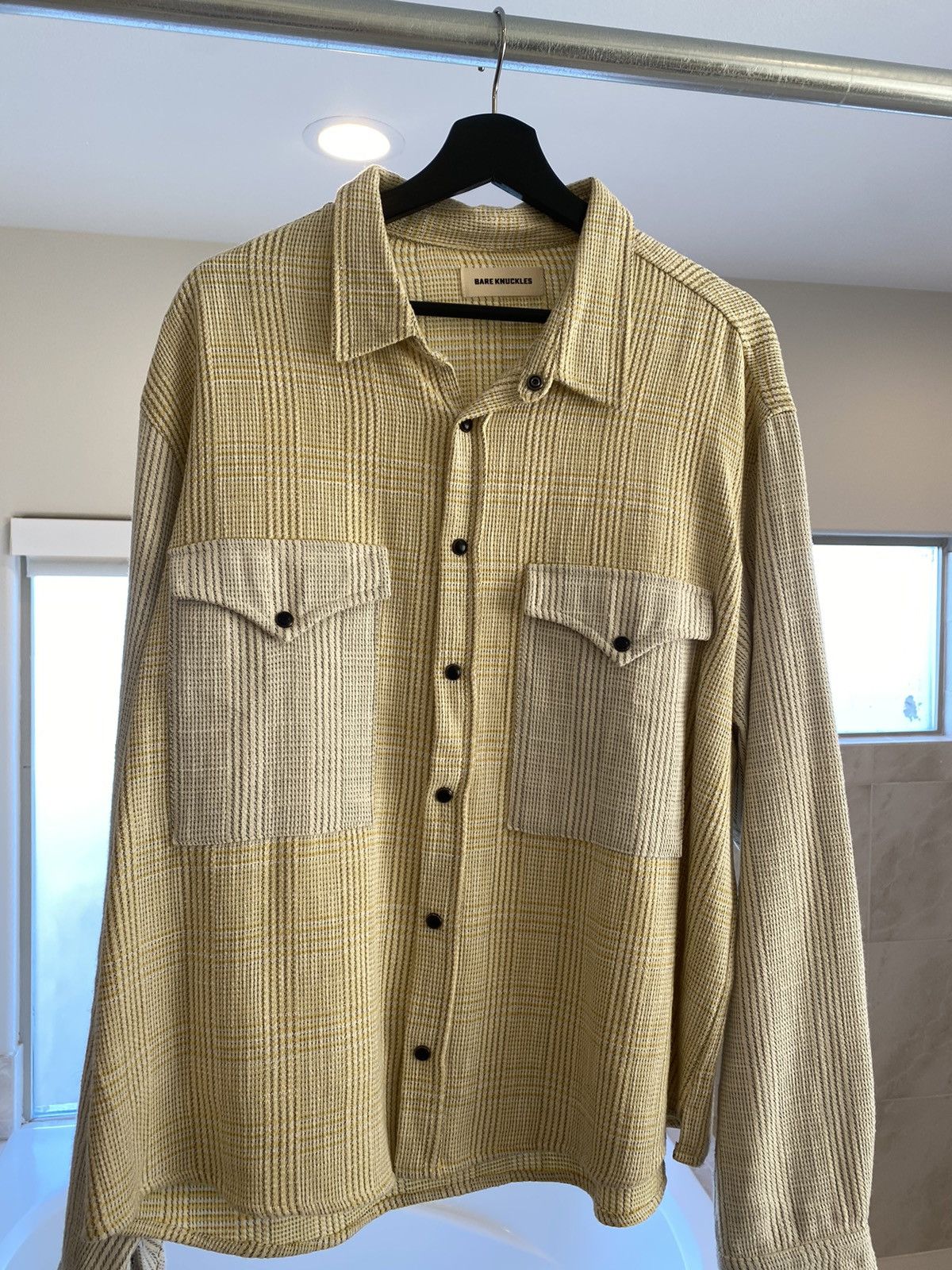 Bare Knuckles Bare Knuckles Two-Tone Flannel - Yellow and Ivory Size US L / EU 52-54 / 3 - 2 Thumbnail