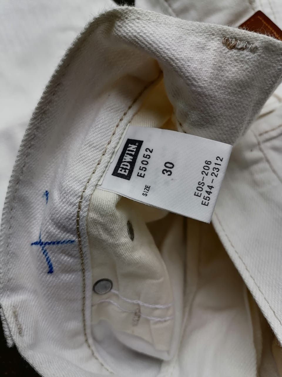 Edwin × Japanese Brand Edwin E544 - 2312 White Pants Size US 33 - 5 Thumbnail