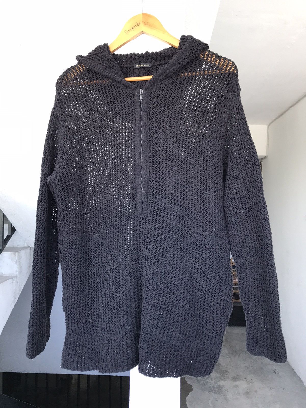 20471120 × Beauty Beast × If Six Was Nine Industria Paolo Bazzini Cable Knit Sweater Size US L / EU 52-54 / 3 - 4 Thumbnail