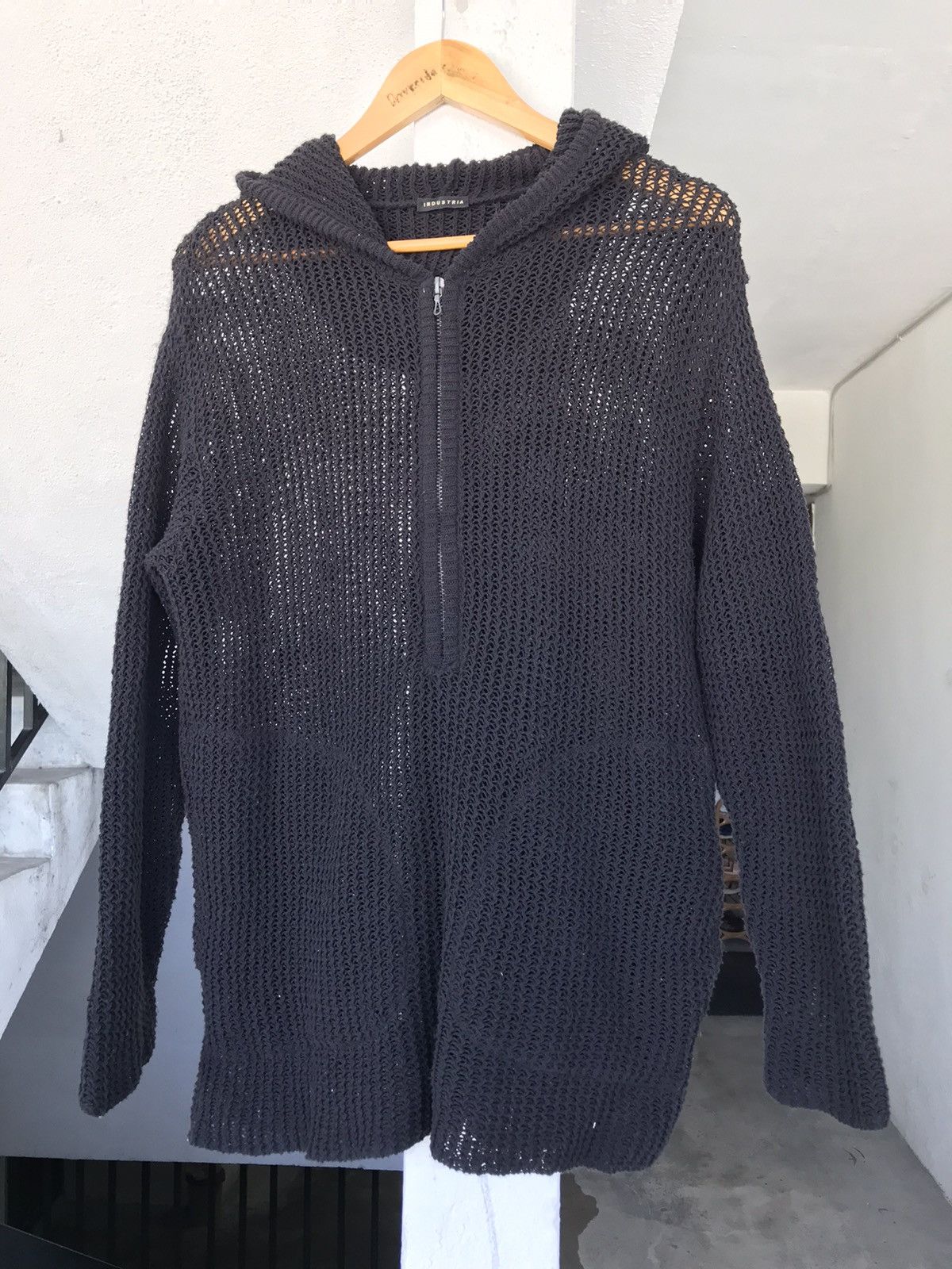 20471120 × Beauty Beast × If Six Was Nine Industria Paolo Bazzini Cable Knit Sweater Size US L / EU 52-54 / 3 - 5 Thumbnail