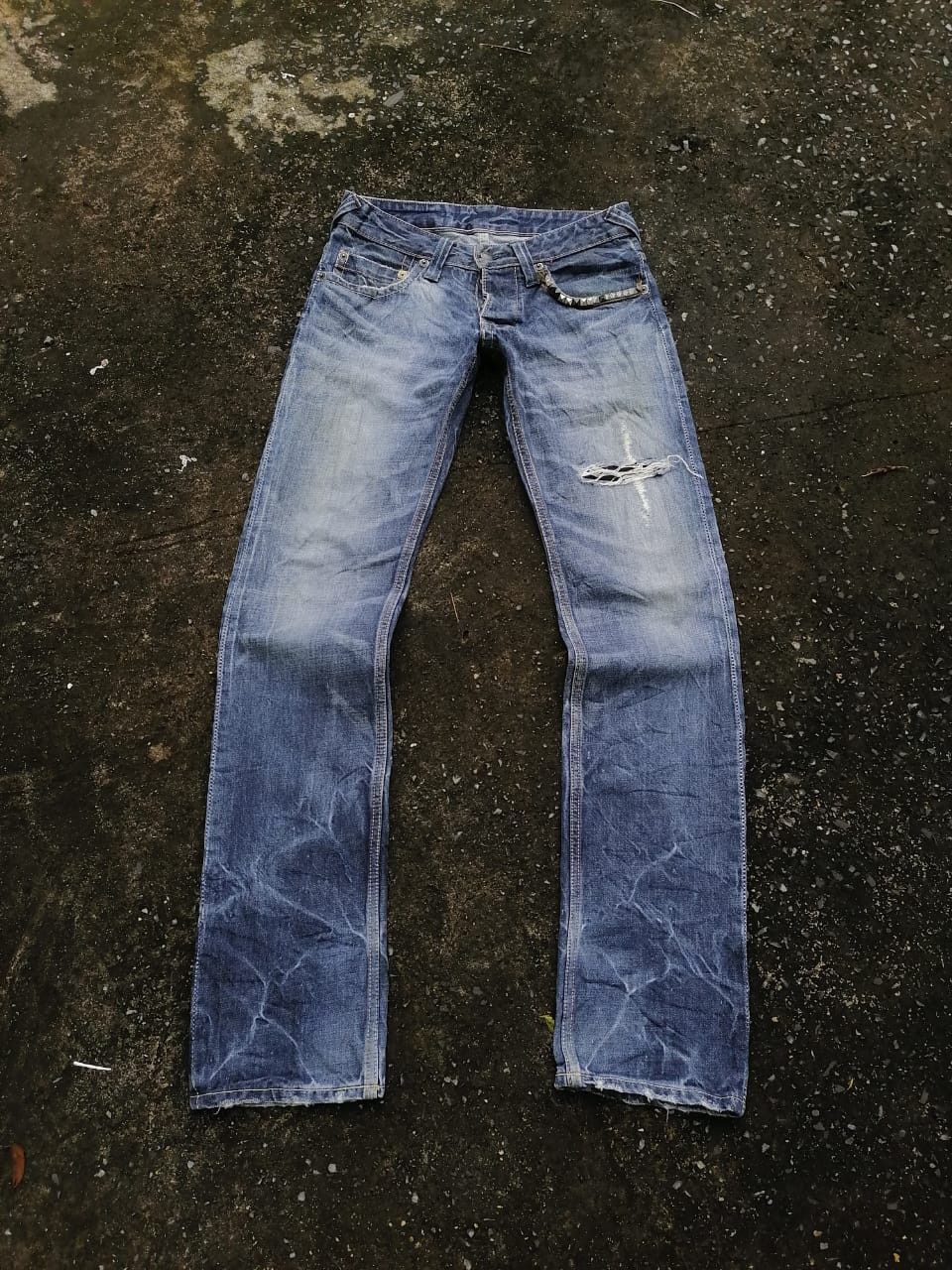 FranCisT MOR.K.S × Japanese Brand Francist Mor.K.S Made In Japan Distressed Denim Jeans Size US 30 / EU 46 - 1 Thumbnail