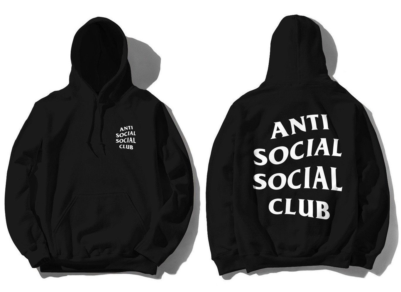 Anti Social Social Club DS ASSC White Logo Mind Games Black Hoodie in hand BAPE FOG Size US S / EU 44-46 / 1 - 6 Thumbnail