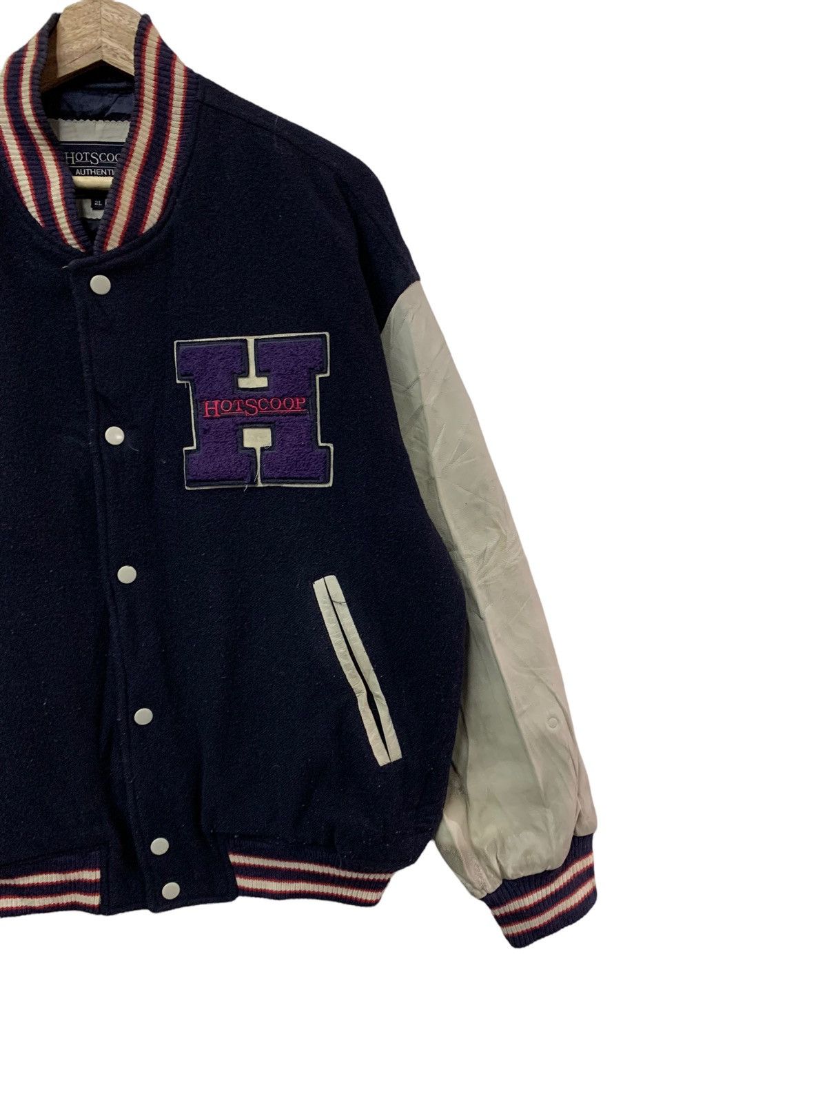Other 🔥VTG VARSITY JACKETS HOTSCOOP WOOL/LEATHER Size US XL / EU 56 / 4 - 6 Thumbnail