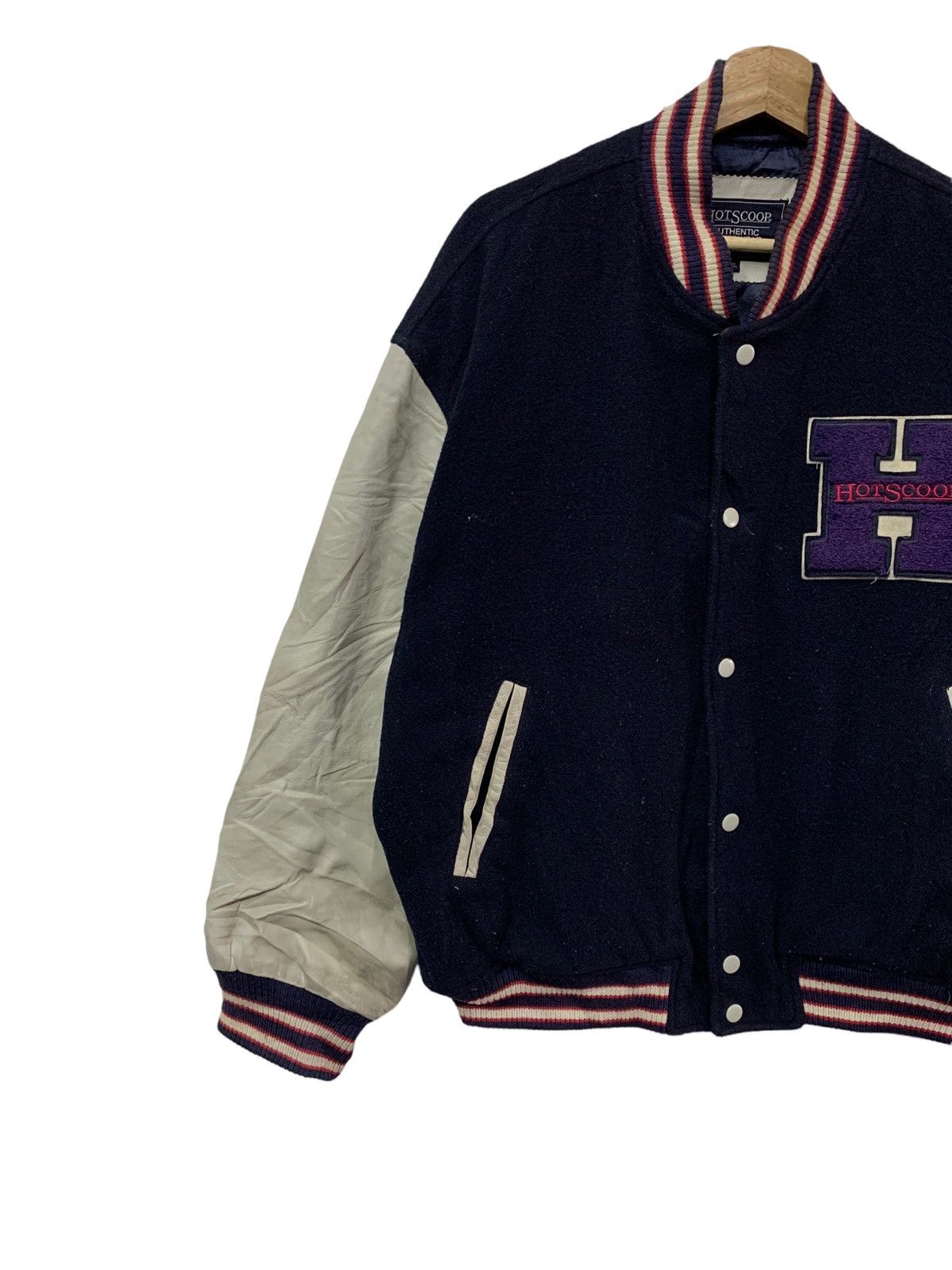 Other 🔥VTG VARSITY JACKETS HOTSCOOP WOOL/LEATHER Size US XL / EU 56 / 4 - 5 Thumbnail