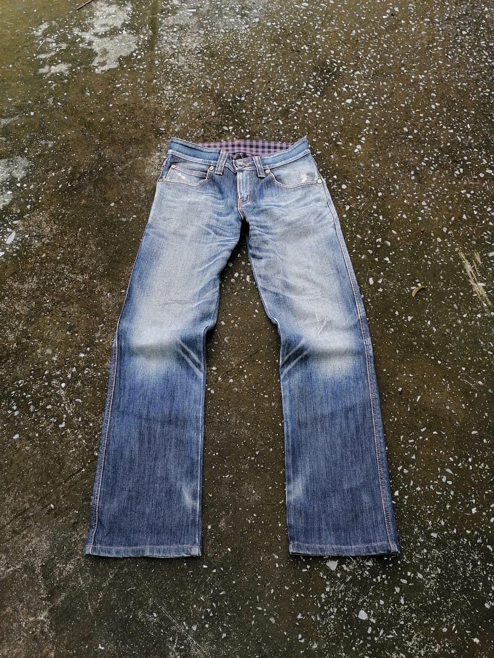 Edwin × Japanese Brand Edwin 503 Blue Trip Made In Japan Denim Jeans Size US 31 - 1 Thumbnail