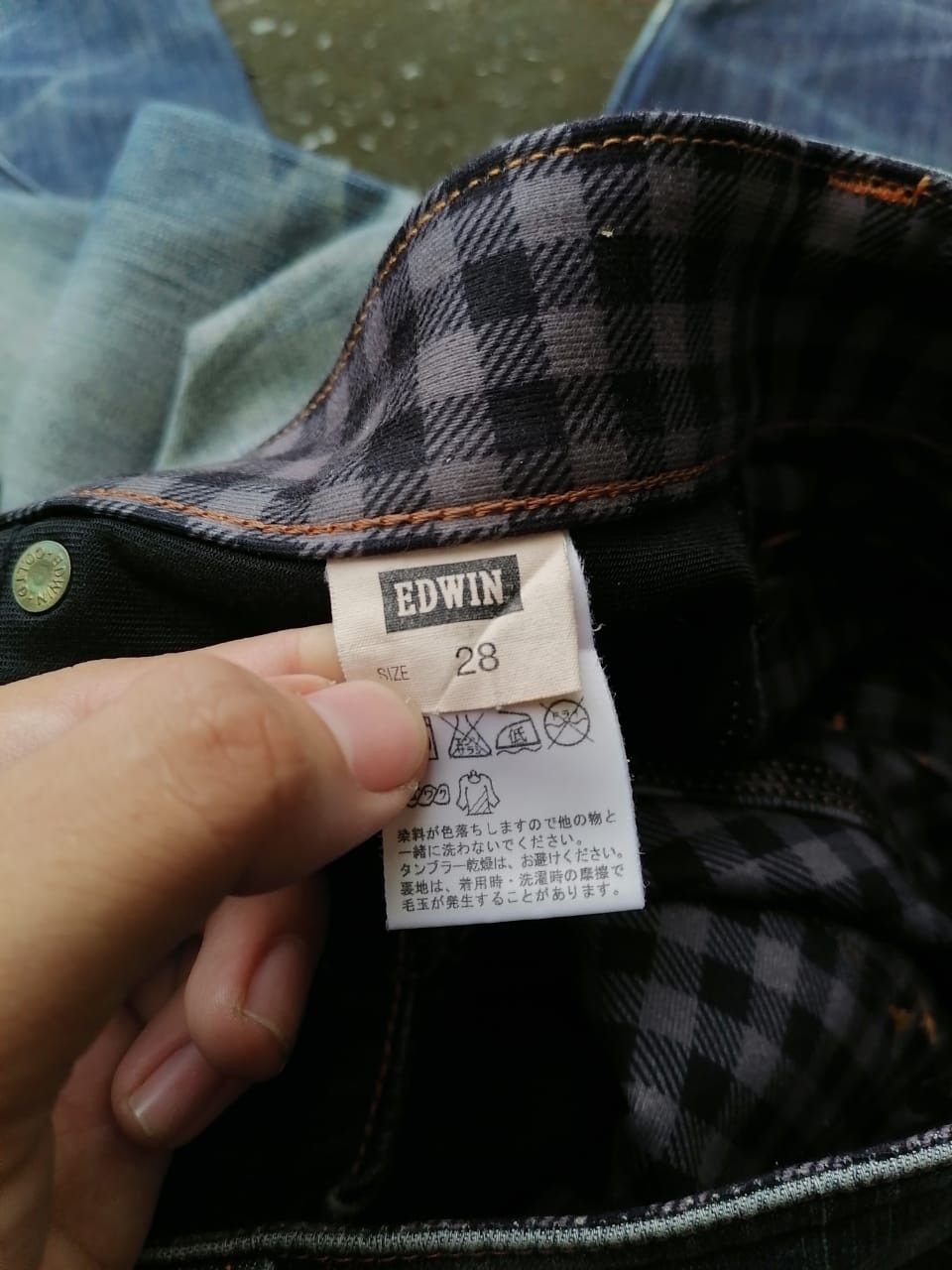 Edwin × Japanese Brand Edwin 503 Blue Trip Made In Japan Denim Jeans Size US 31 - 7 Thumbnail