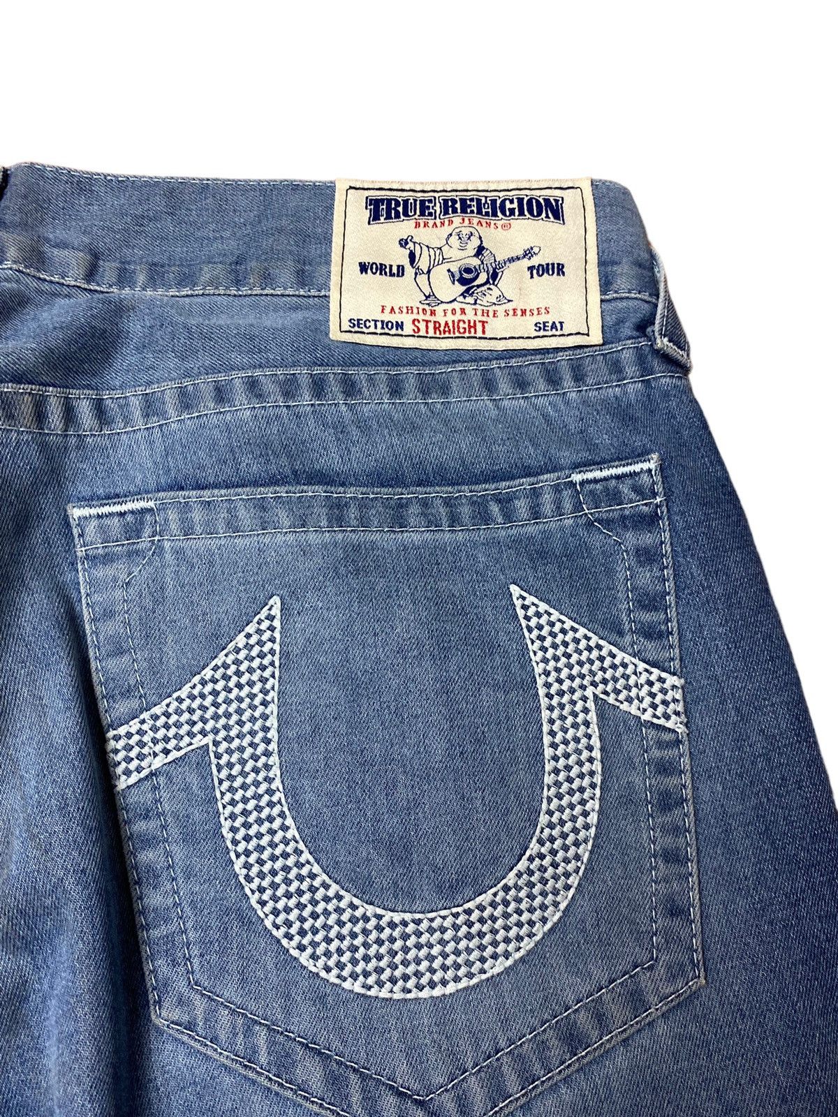 True Religion True Religion Straight Fit Checkered Jeans Size US 36 / EU 52 - 5 Thumbnail