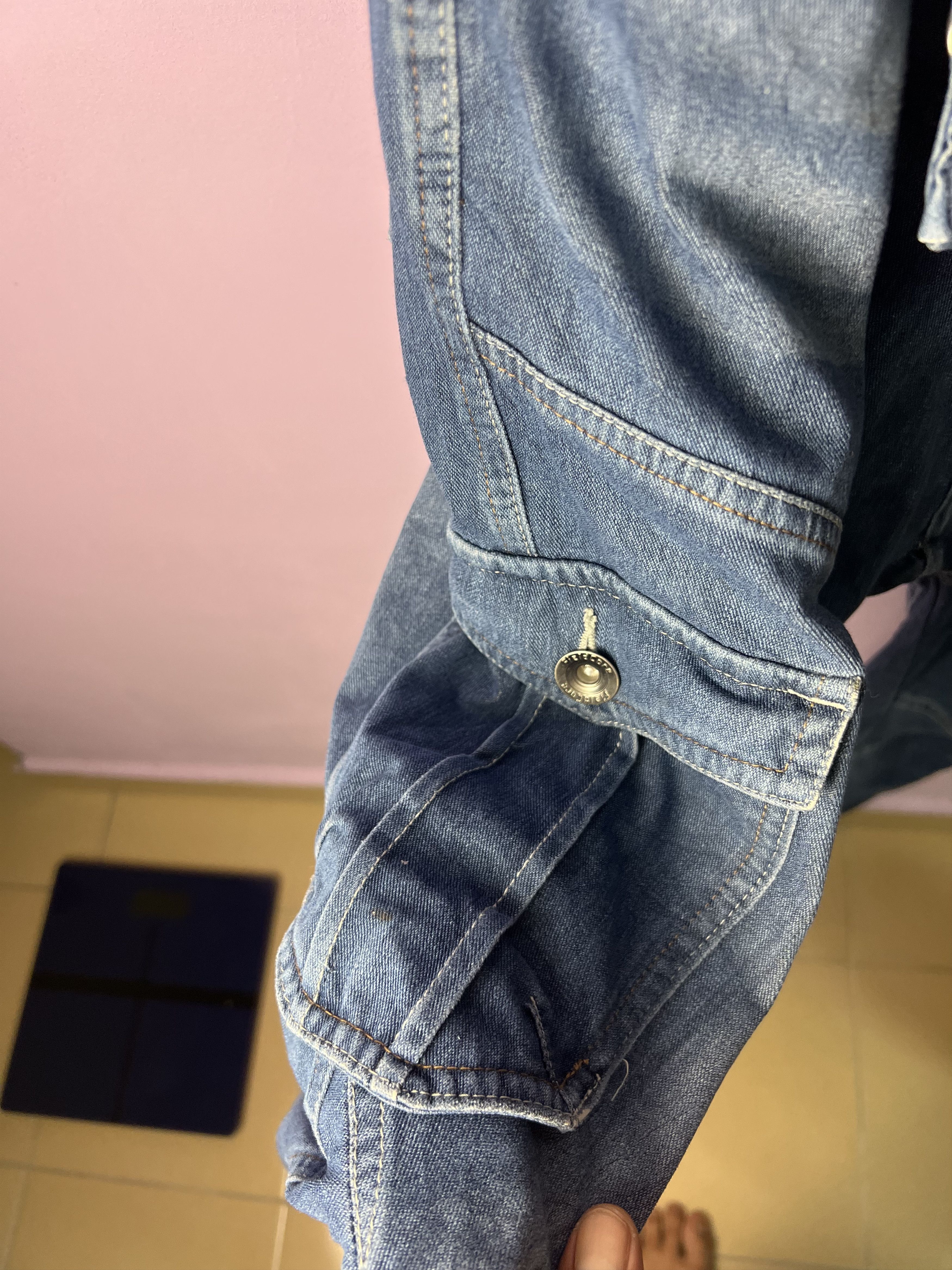 Japanese Brand 🔥Fieldcore Soft Denim Cargo Pants Size US 33 - 13 Thumbnail