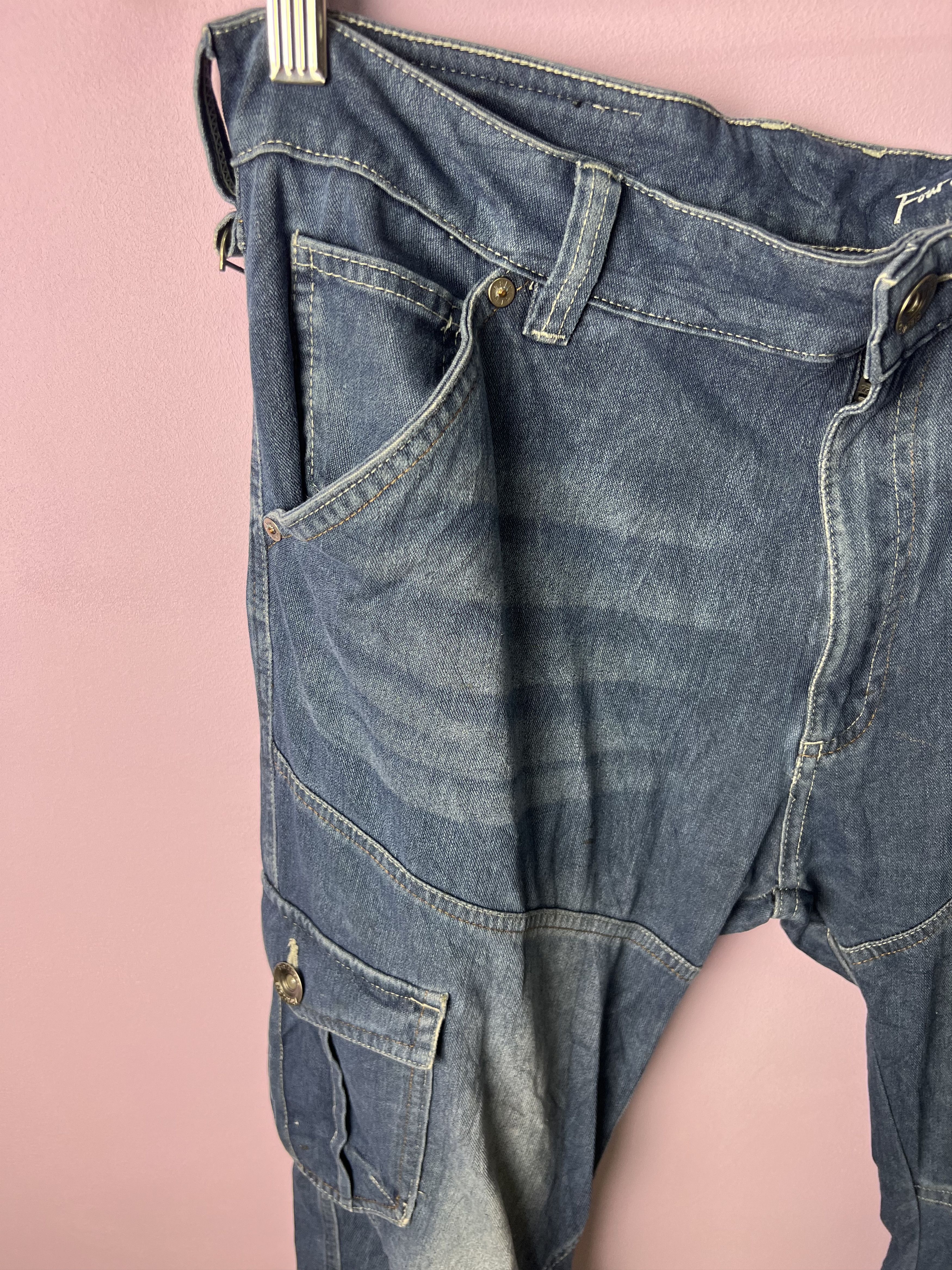 Japanese Brand 🔥Fieldcore Soft Denim Cargo Pants Size US 33 - 6 Thumbnail