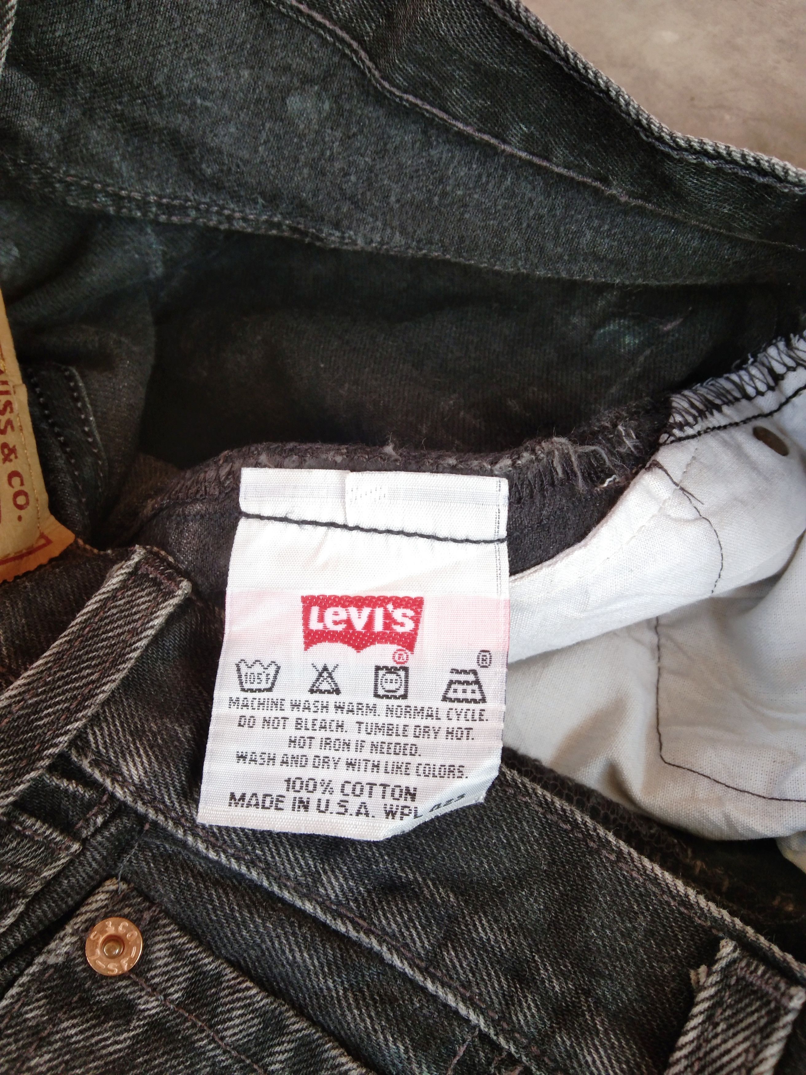 Levi's 90s Vintage Levi's 501 Made In USA Cropped Distressed Jeans Size US 29 - 8 Thumbnail
