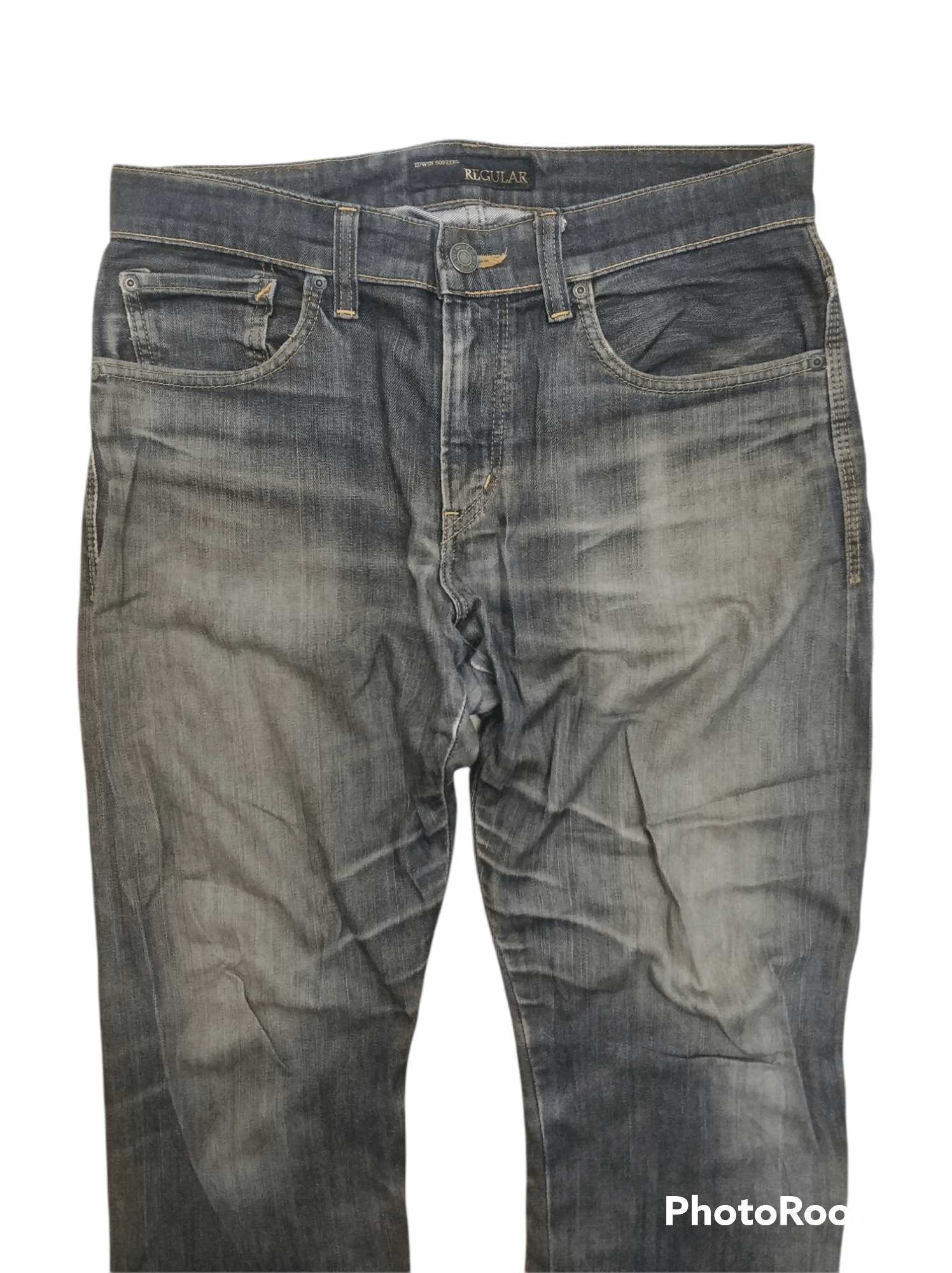 Japanese Brand 🔥Vintage Distressed Denim Edwin 503 Zero Size US 34 / EU 50 - 4 Thumbnail
