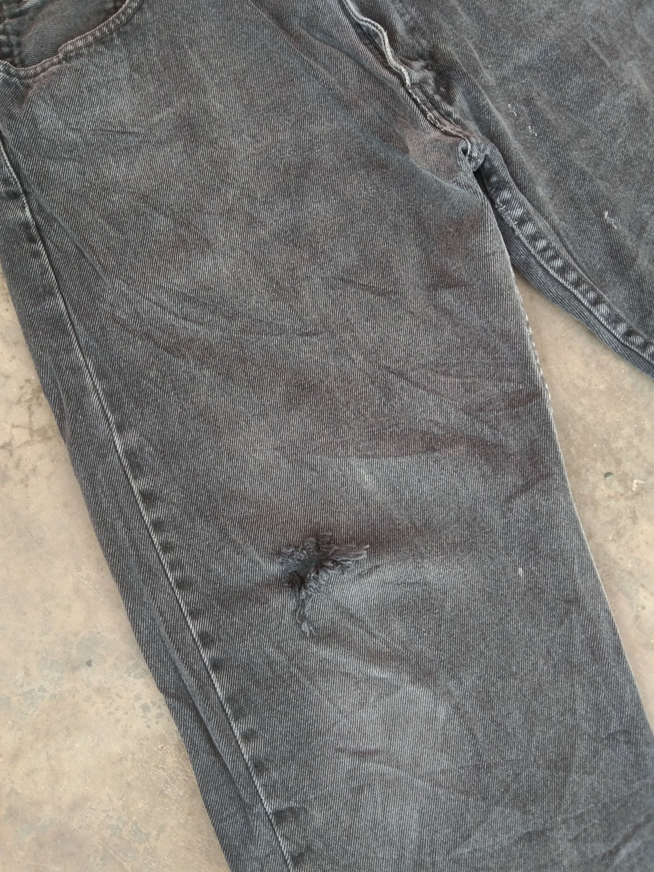 Levi's Vintage Levi's Jeans 505 Faded Black Straight Leg 36x30 Size US 36 / EU 52 - 7 Thumbnail