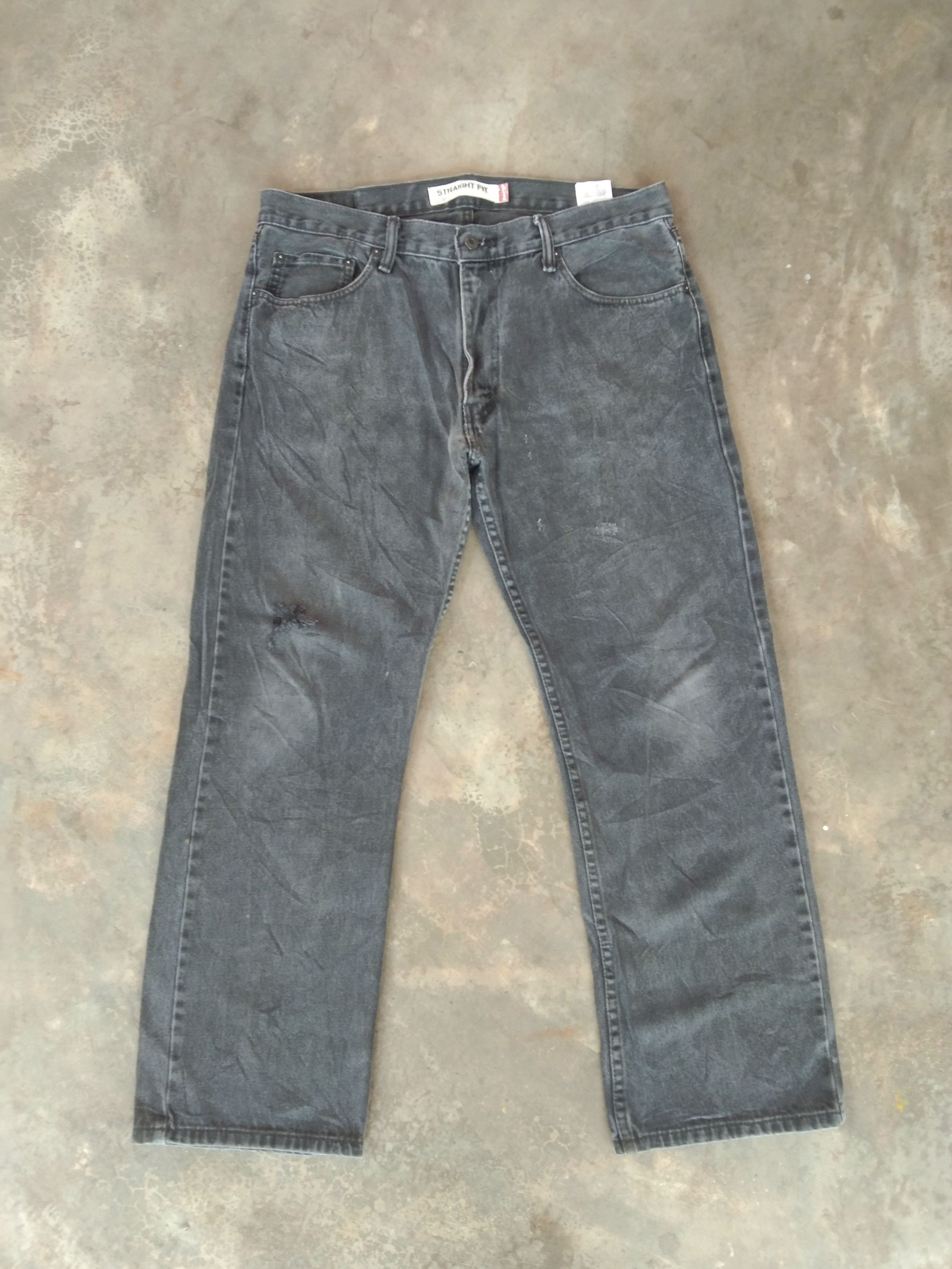 Levi's Vintage Levi's Jeans 505 Faded Black Straight Leg 36x30 Size US 36 / EU 52 - 1 Thumbnail