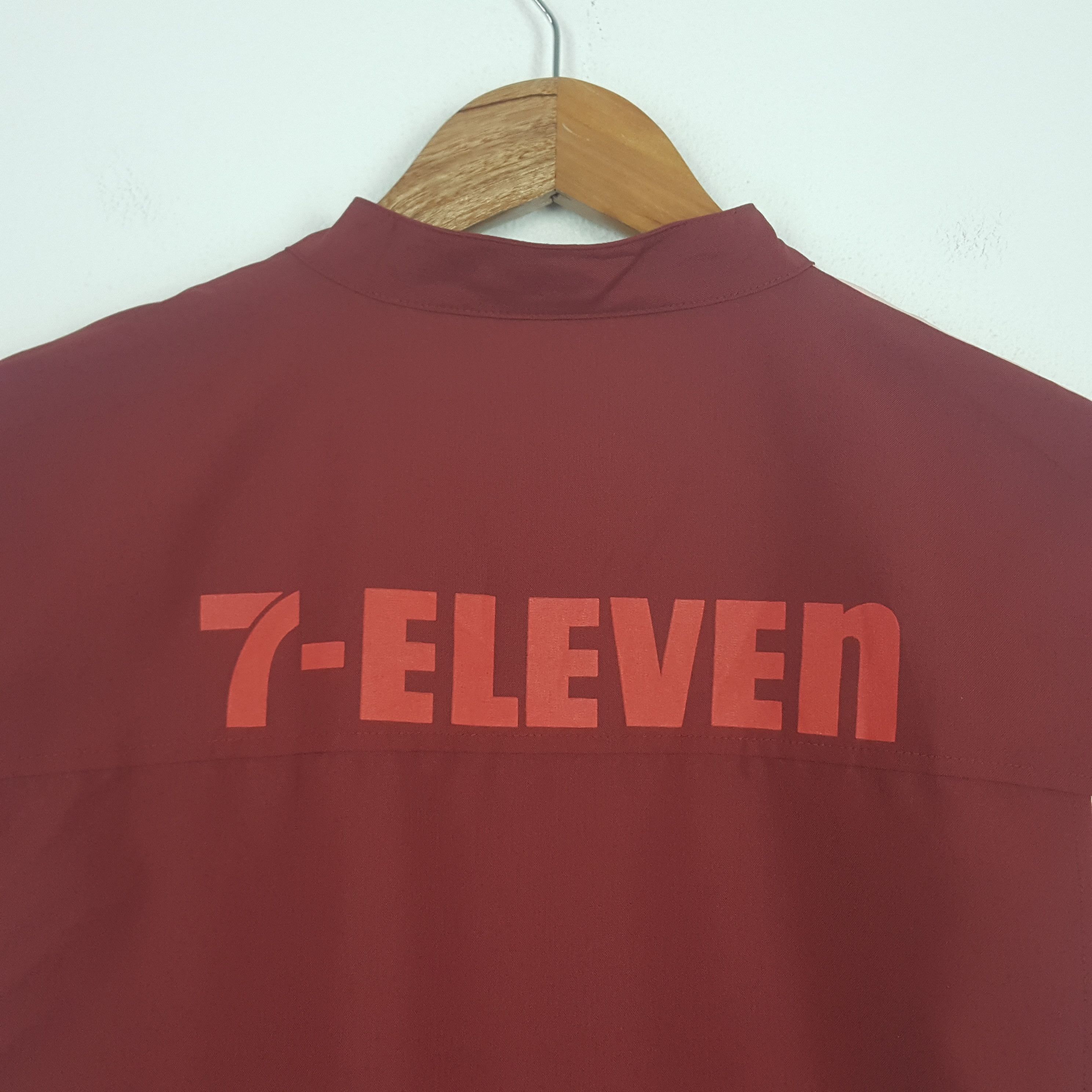 Japanese Brand × Vintage Vintage 7 ELEVEN Colour Uniform Worshirt Jacket Size US XL / EU 56 / 4 - 5 Thumbnail