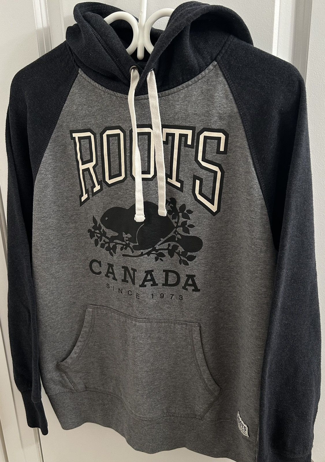 Roots Roots Canada Mens Dark Grey Hoodie/Sweater - Size S Size US S / EU 44-46 / 1 - 3 Thumbnail