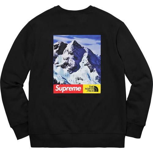 Supreme The North Face Mountain Crewneck Sweatshirt Black L