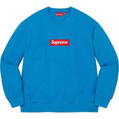 Supreme Box Logo Crewneck ブラック　L