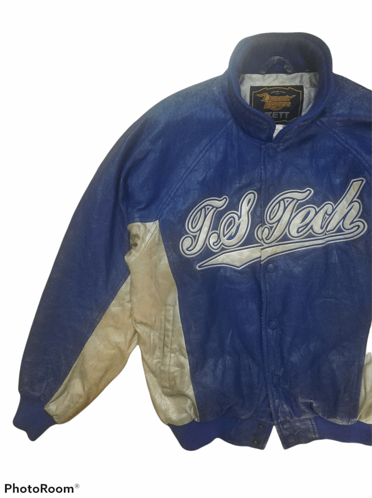 Japanese Brand 🔥Distressed Dynamic League Varsity Jackets Size US L / EU 52-54 / 3 - 3 Thumbnail
