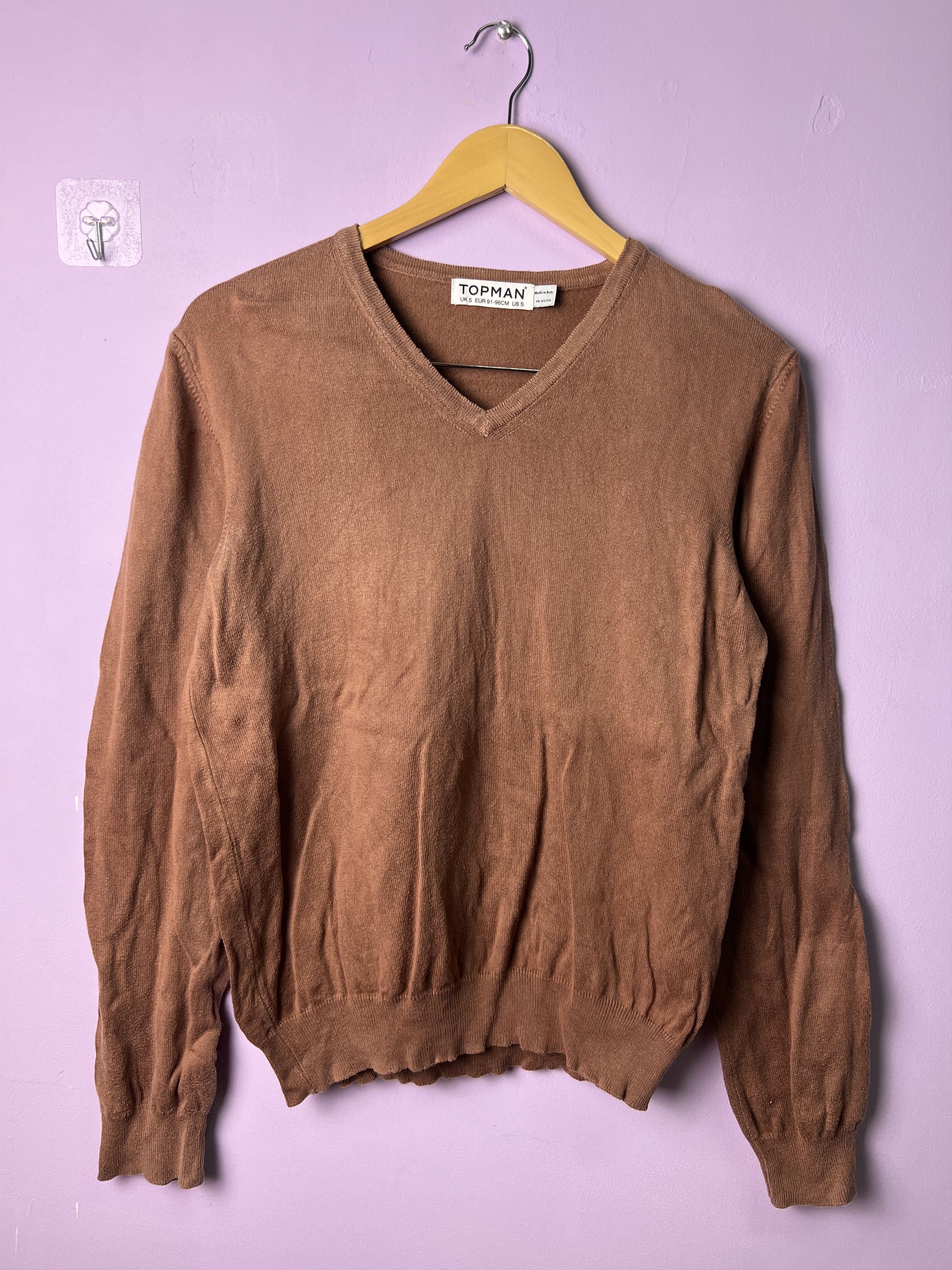 🔥Vintage Topman Made in Italy V Neck Sweatshirts