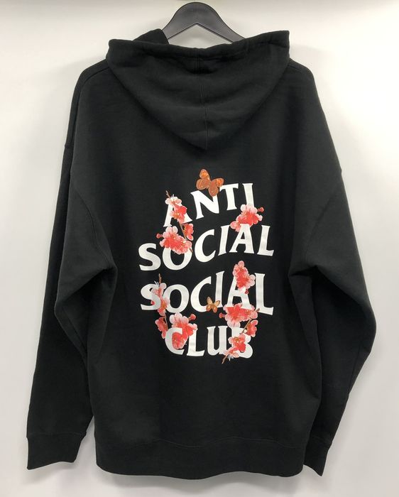 Anti social social club best sale hoodie floral