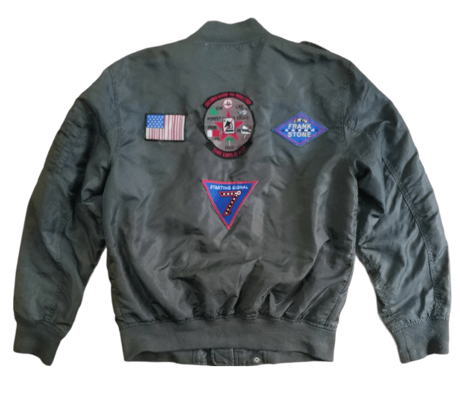 Japanese Brand 🔥Frank Stone Protagonist Patches Flight Jacket Size US M / EU 48-50 / 2 - 2 Thumbnail